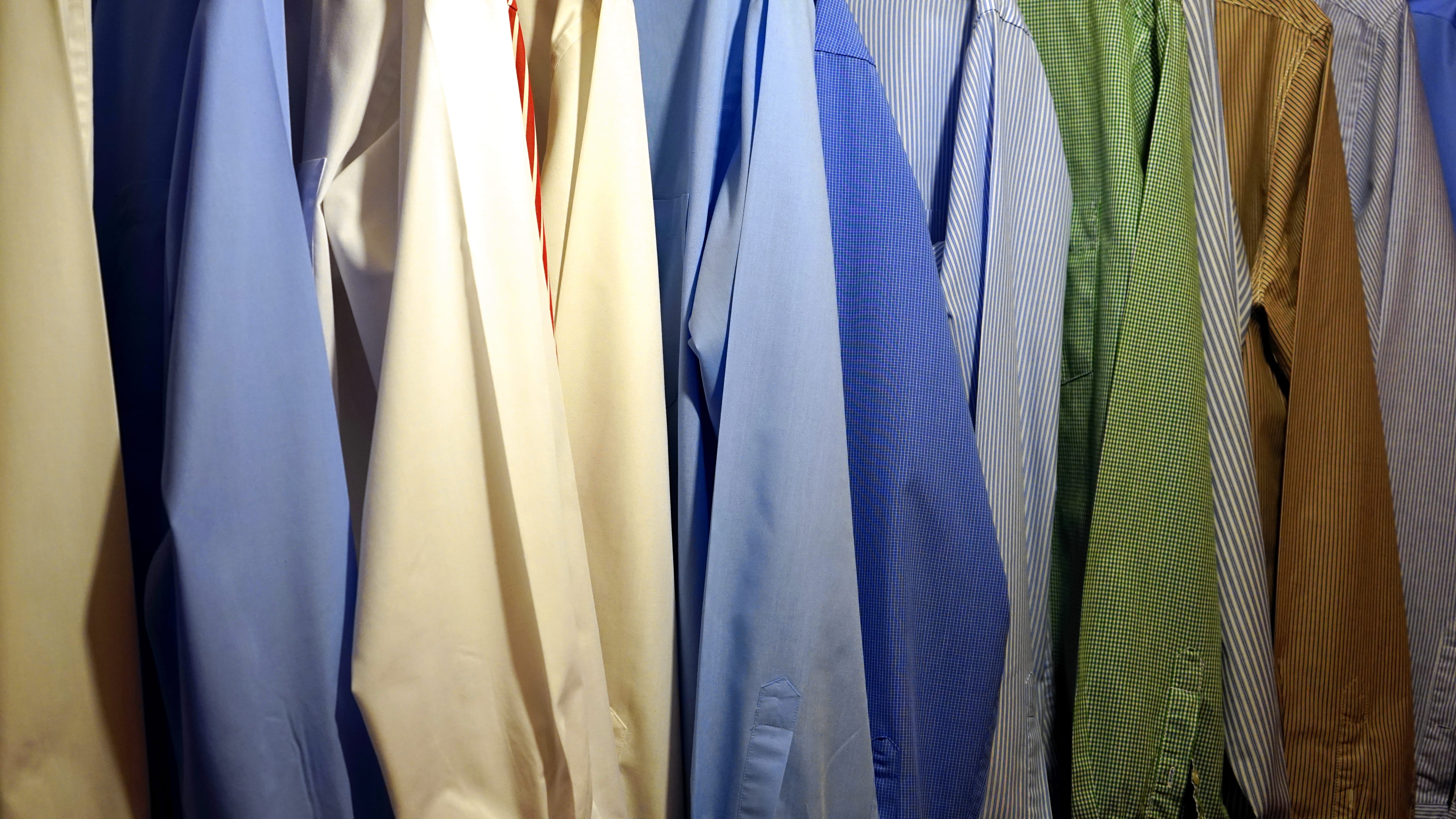 casual, variety, blue, male, boutique, close-up, fashionable, stock, textile, store, cotton, collection, full frame, order, multi colored, 5K, shopping, HD Wallpaper