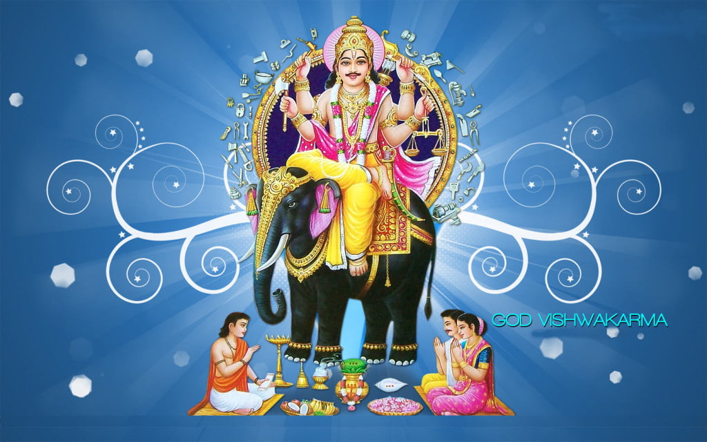 480P, vishwakarma, elephant, hindu, HD Wallpaper
