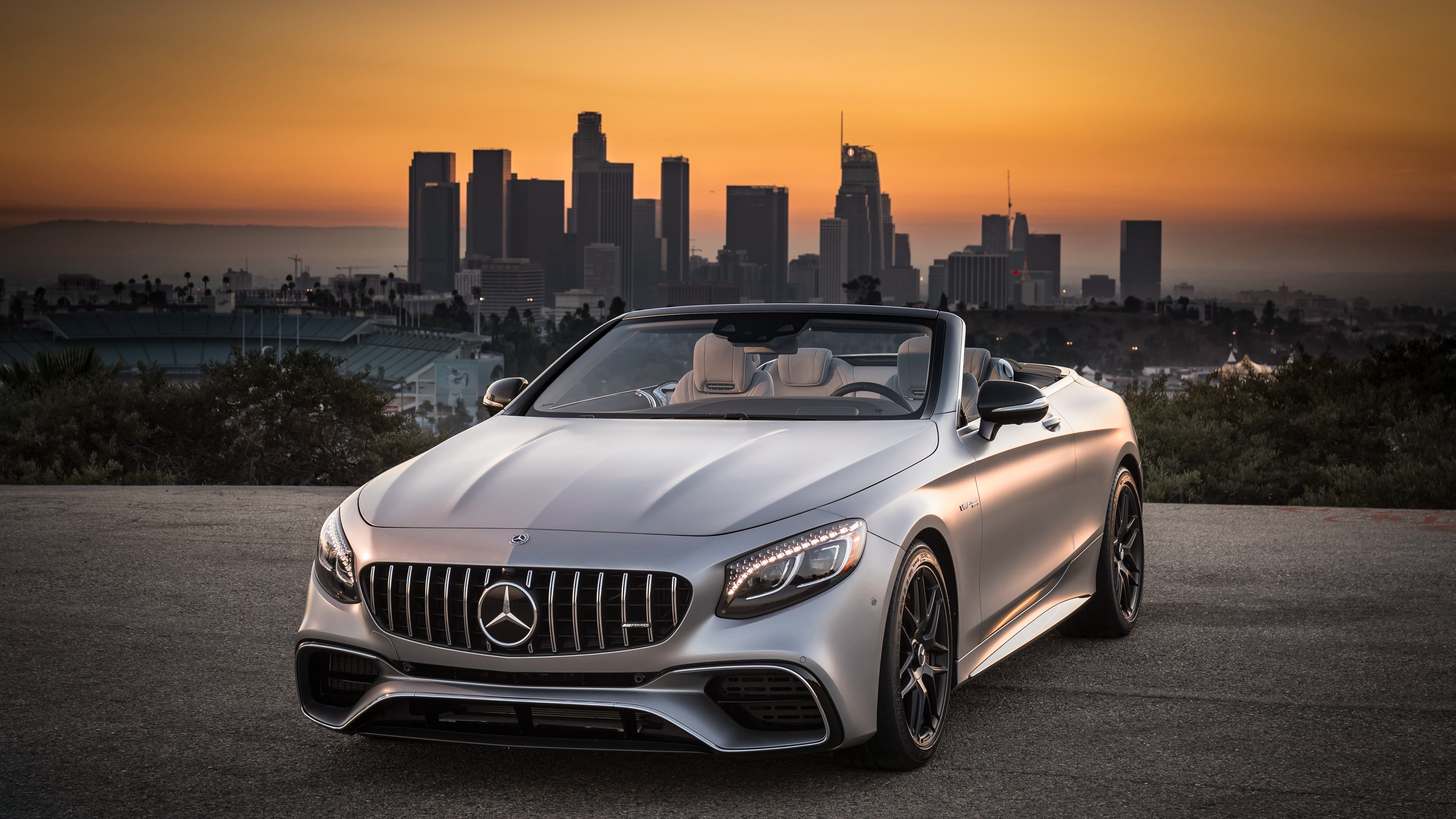4K, Mercedes-AMG S 63 4MATIC+ Cabriolet, 2018, 4K, HD Wallpaper