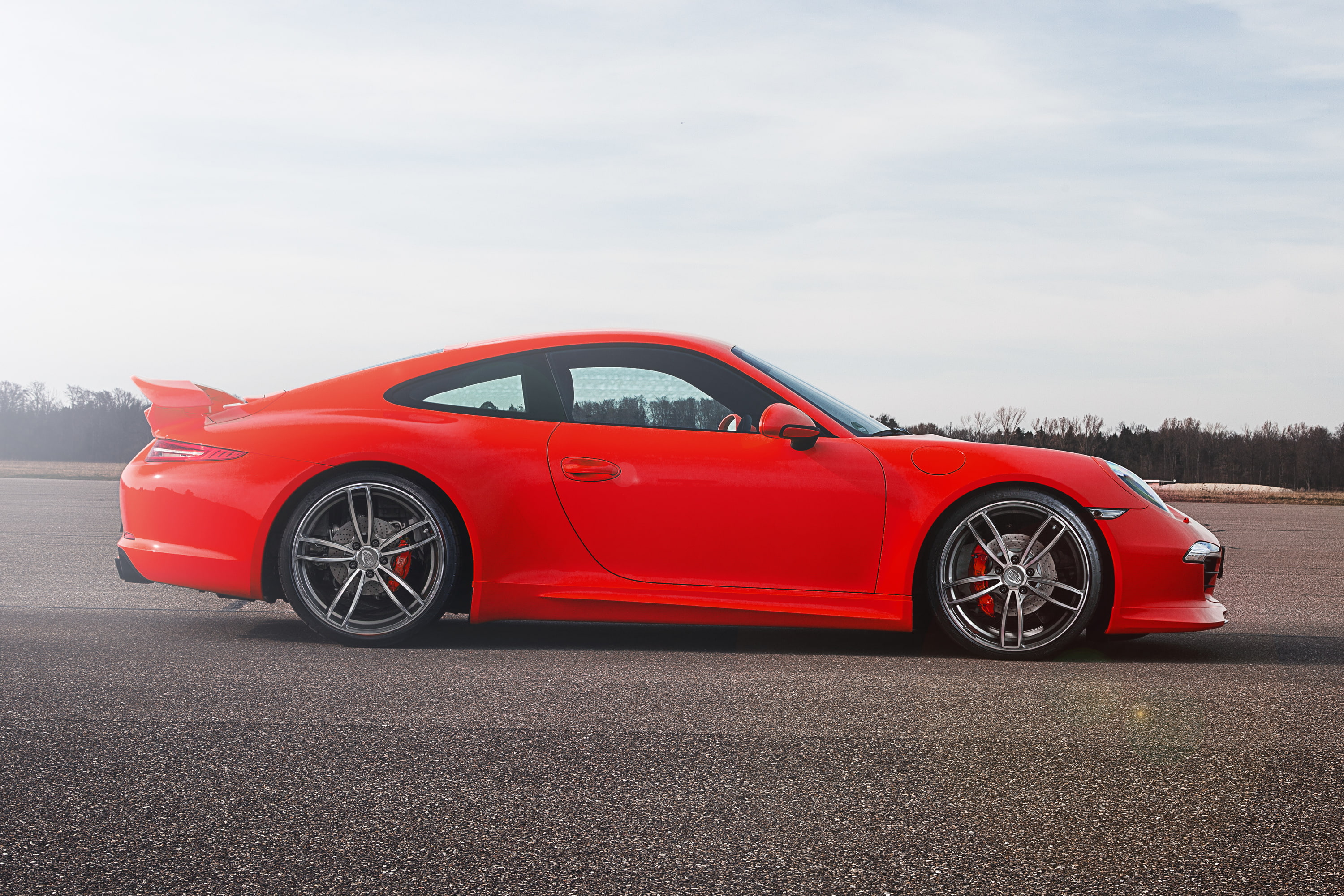 Carrera, TechArt, 2K, red, 2012, coupe, 911, Porsche, Carrera S, HD Wallpaper