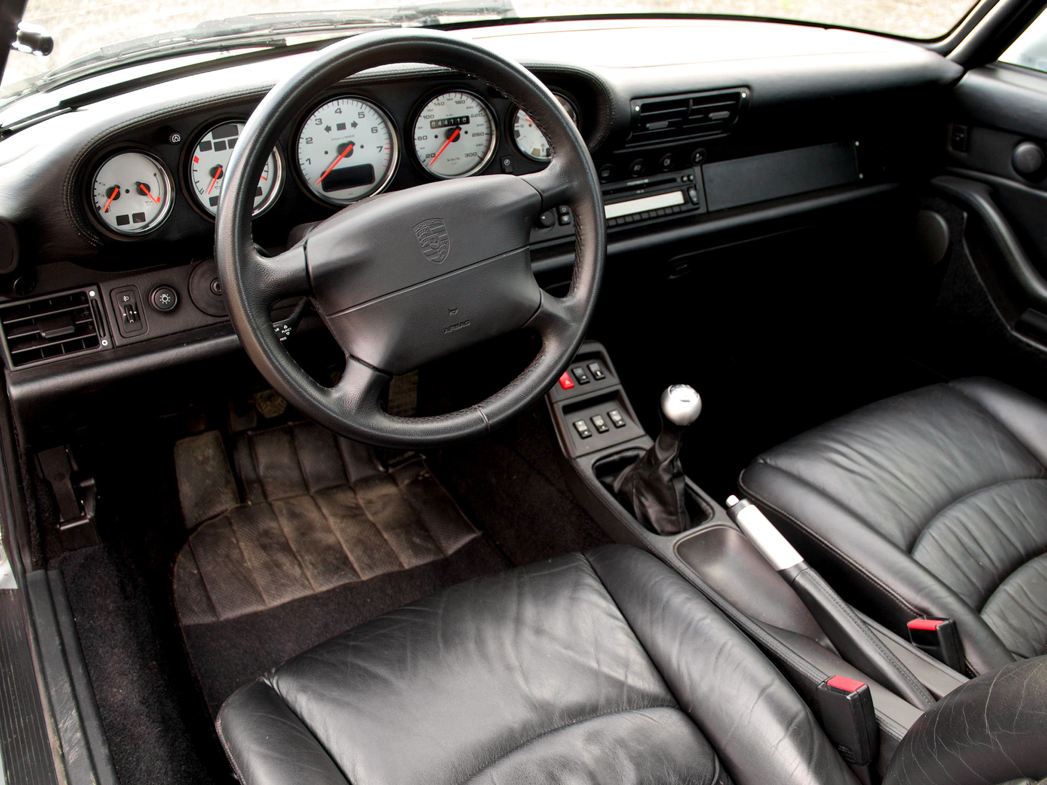 carrera, coupe, porsche, 1995, 993, interior, 911, 3 6, 4 s, 1080P, HD Wallpaper