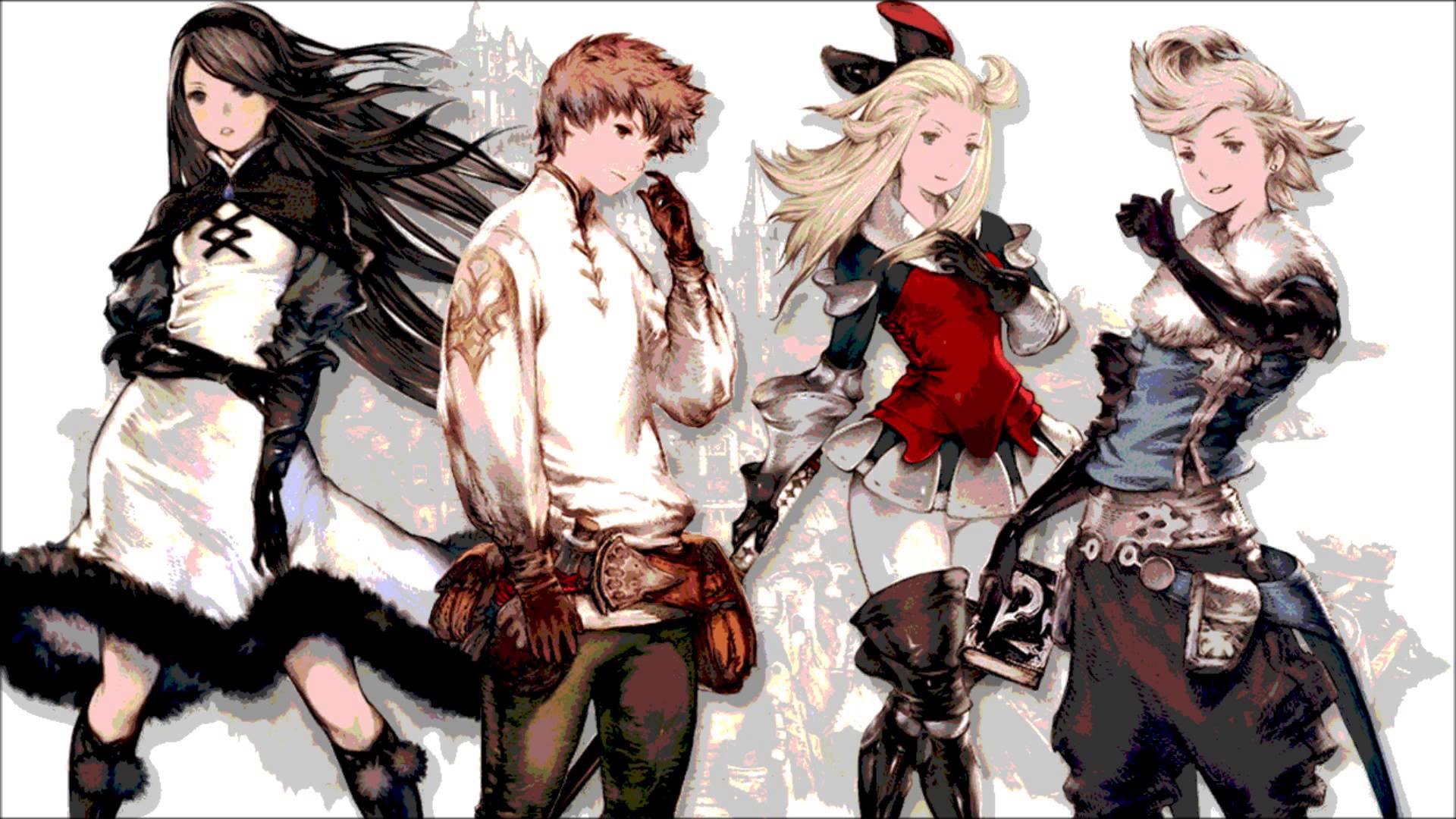 bravely, default, rpg, action, nintendo, 3ds, 1080P, fantasy, adventure, fighting, anime, HD Wallpaper