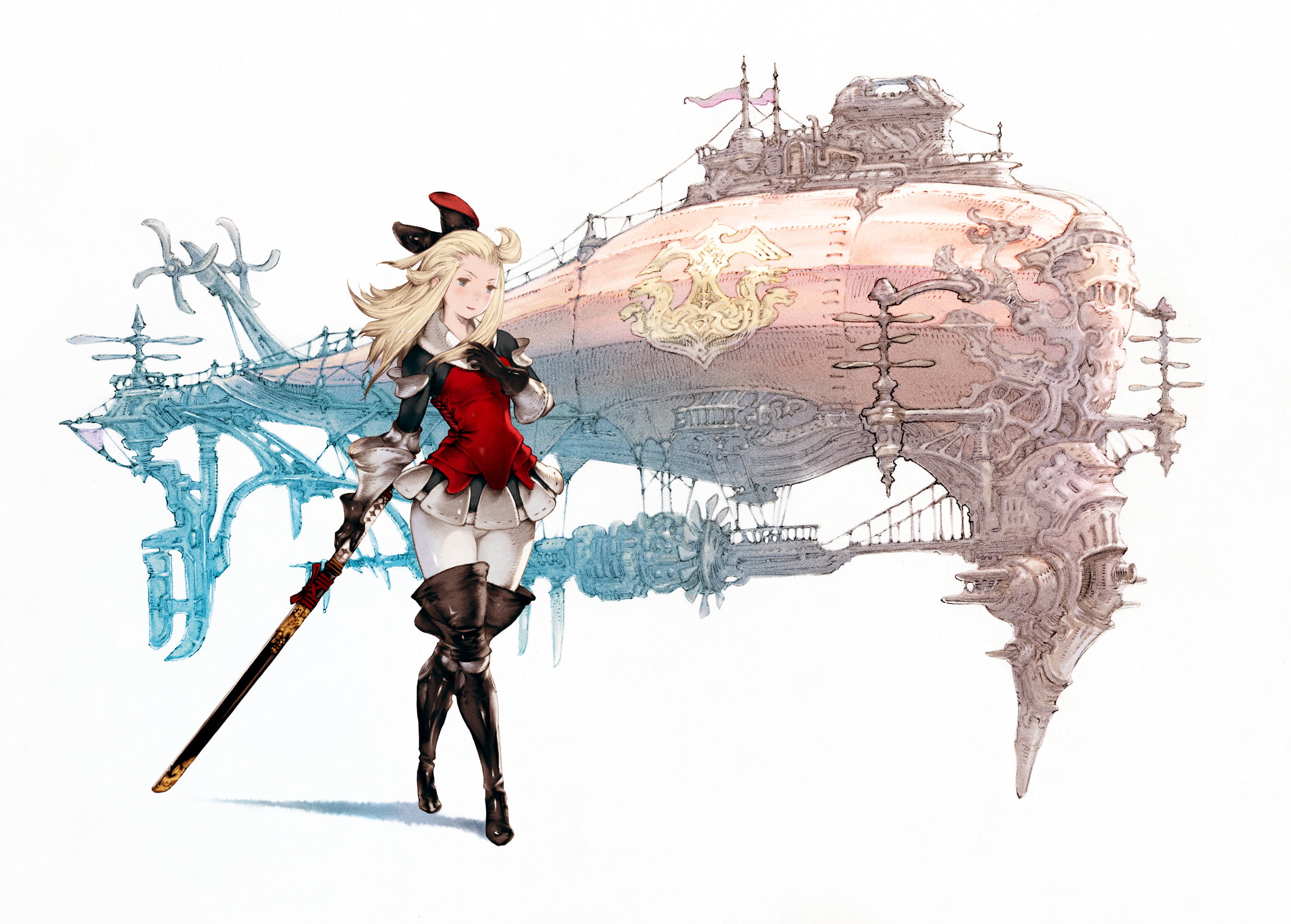 fantasy, action, default, anime, 1080P, fighting, adventure, rpg, bravely, nintendo, 3ds, HD Wallpaper