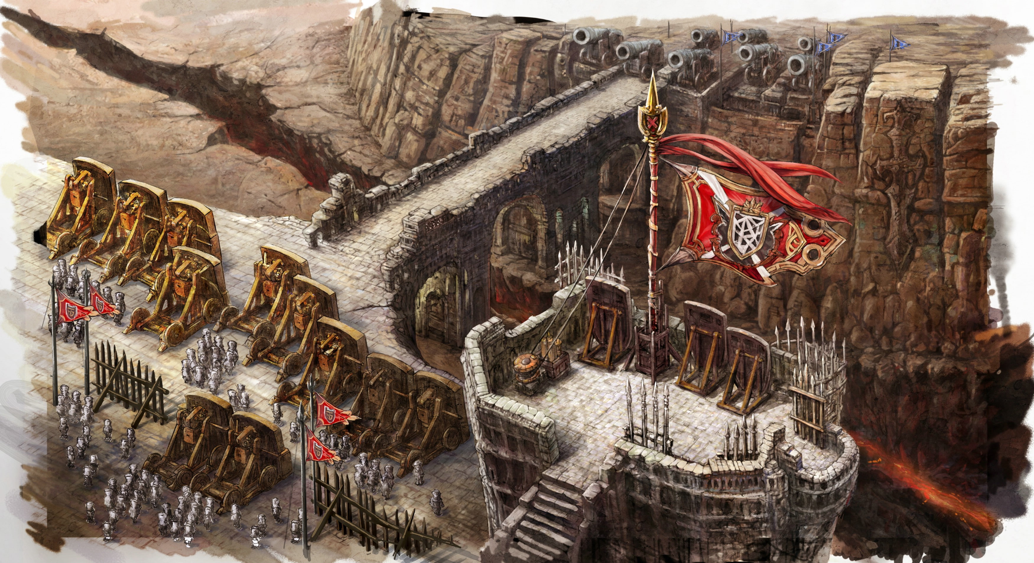 fantasy, adventure, fighting, rpg, action, default, 2K, anime, 3ds, bravely, nintendo, HD Wallpaper