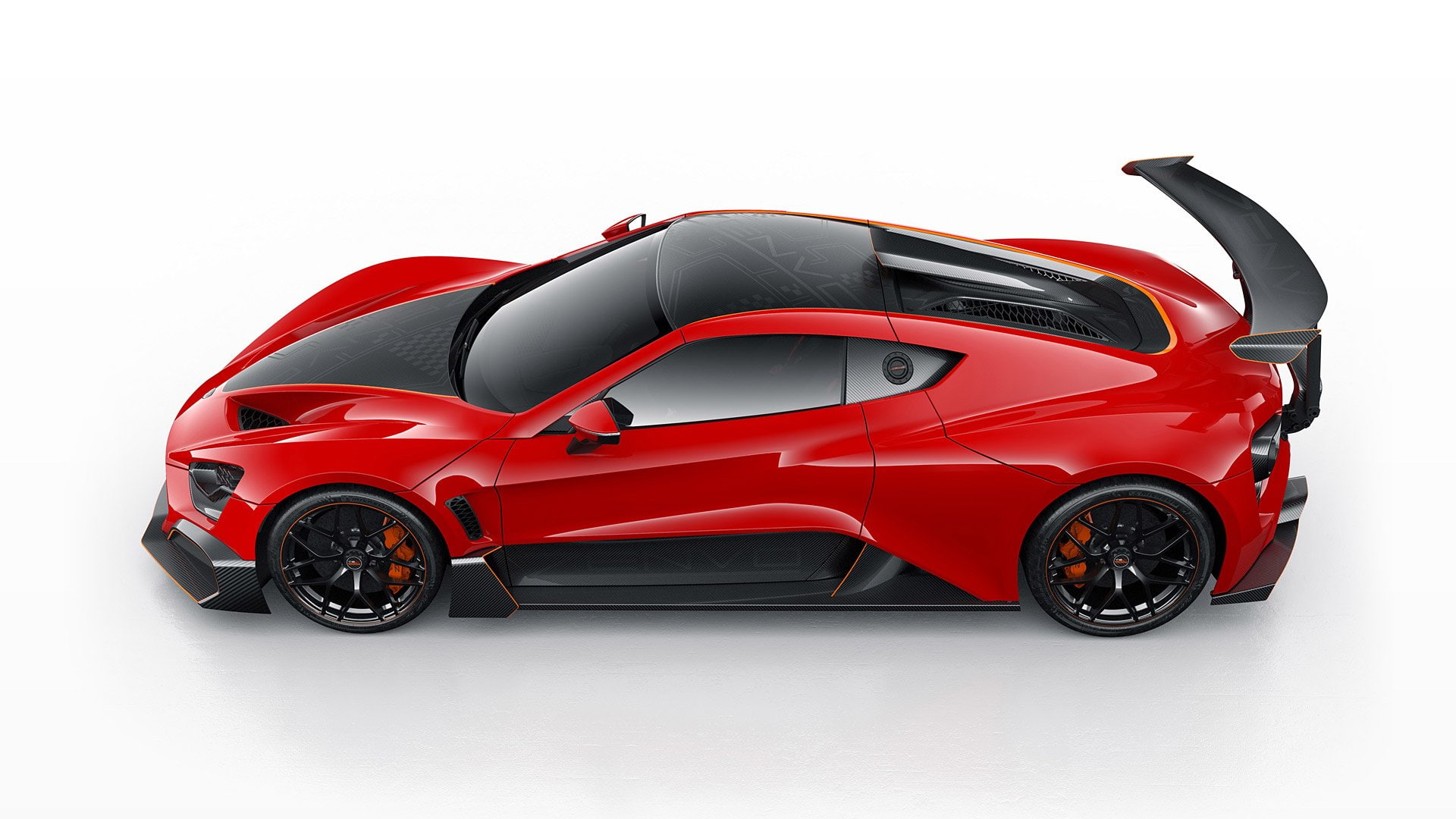 Red Car, Sport Car, Car, Vehicles, Zenvo TSR-S, Hypercar, 1080P, HD Wallpaper