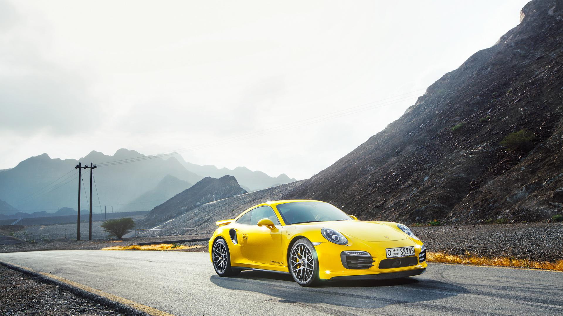 turbo, cars, yellow, mclaren, c, spider, porsche, 1080P, cayman, s, HD Wallpaper