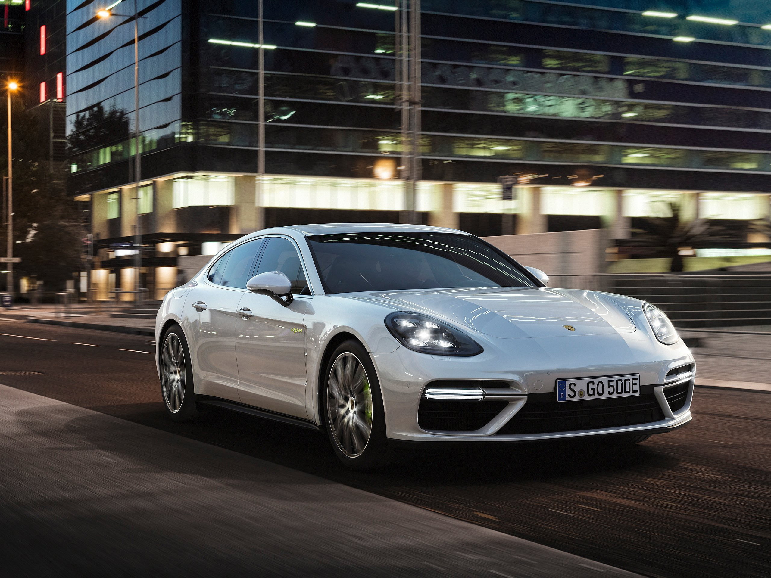 2K, 2018, Porsche Panamera Turbo S E-Hybrid, HD Wallpaper