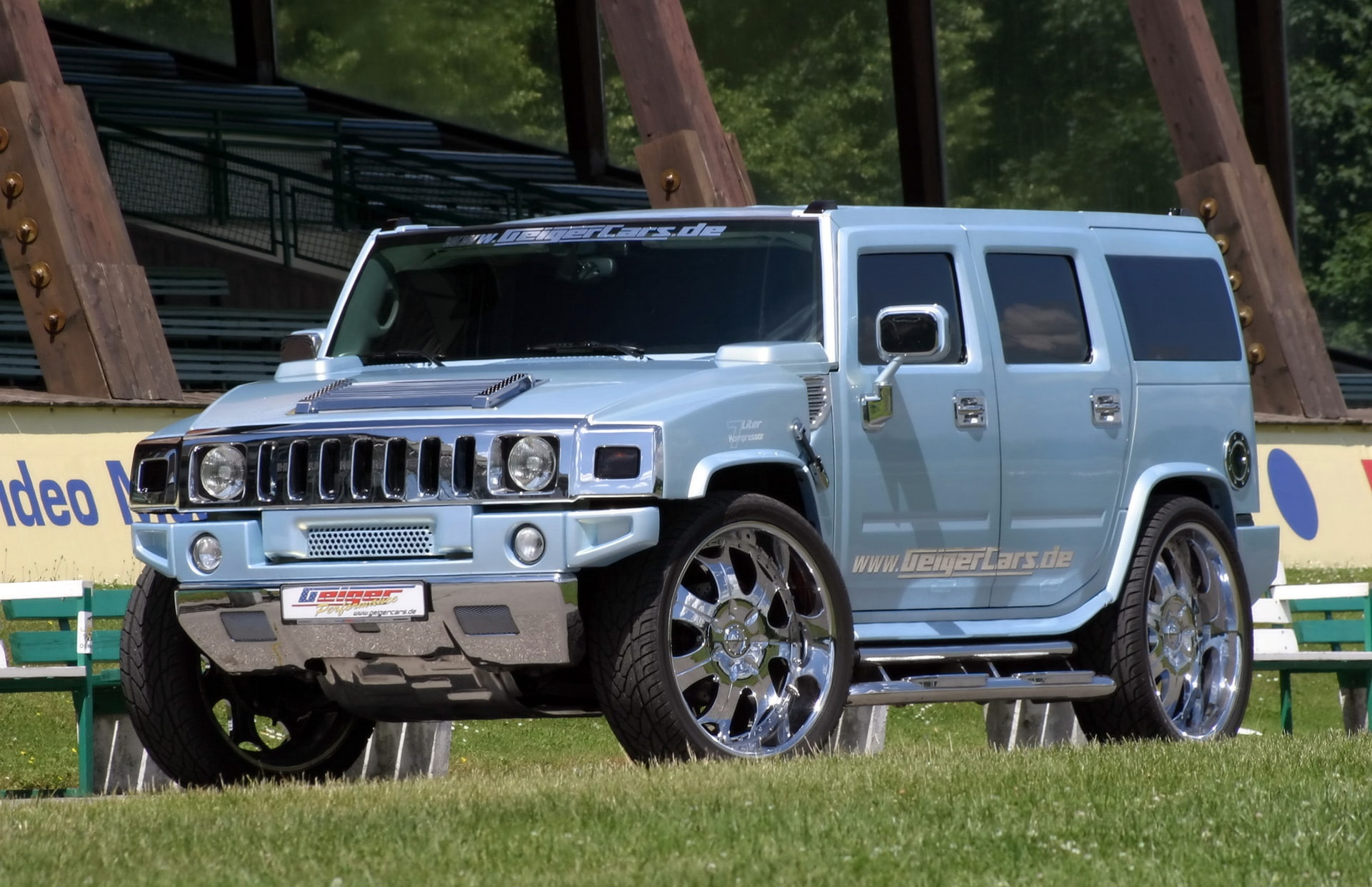 tuning, 4x4, kompressor, offroad, 1080P, hummer, 2005, HD Wallpaper