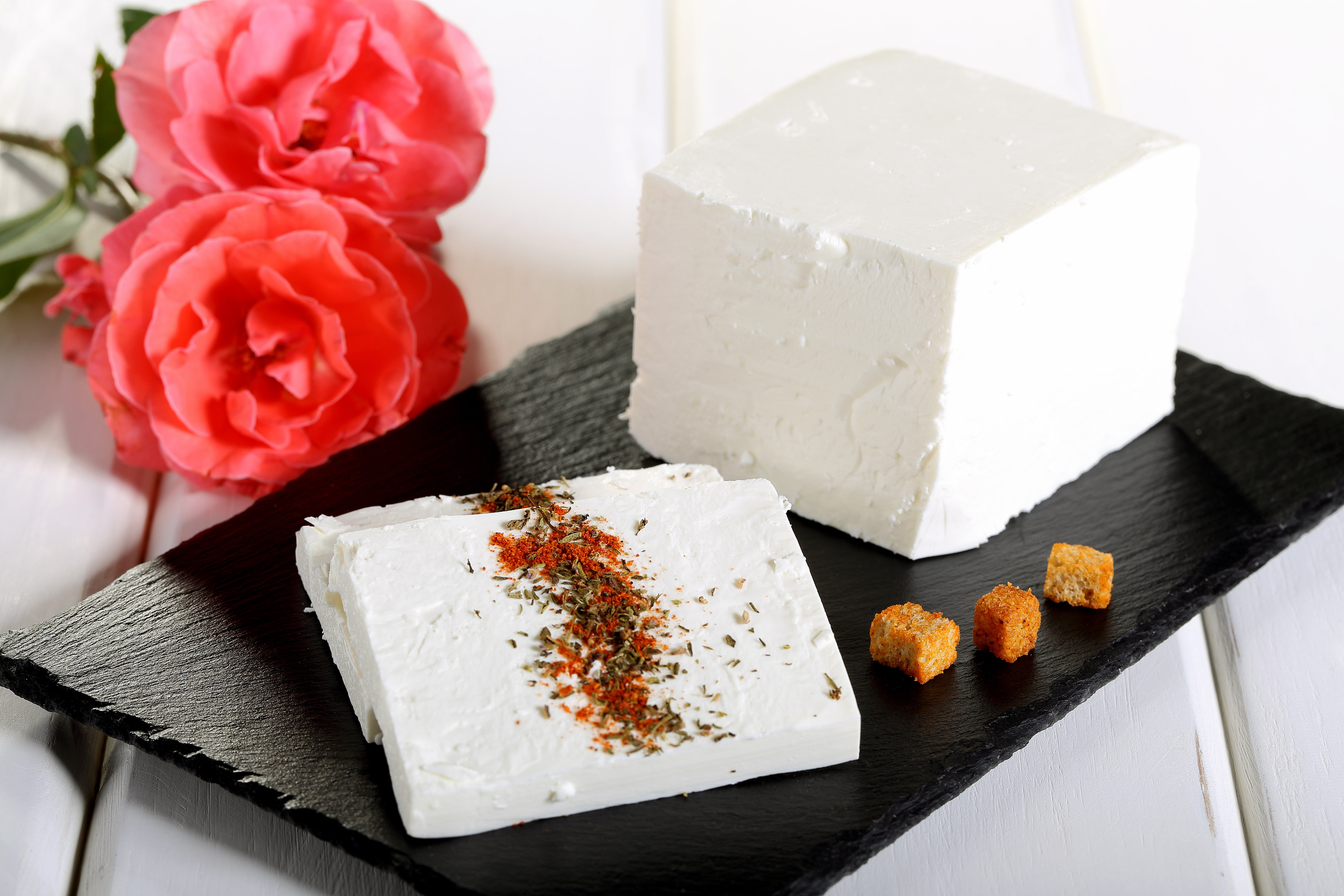 feta cheese, Dairy products, cottage cheese, cheese, 5K, HD Wallpaper
