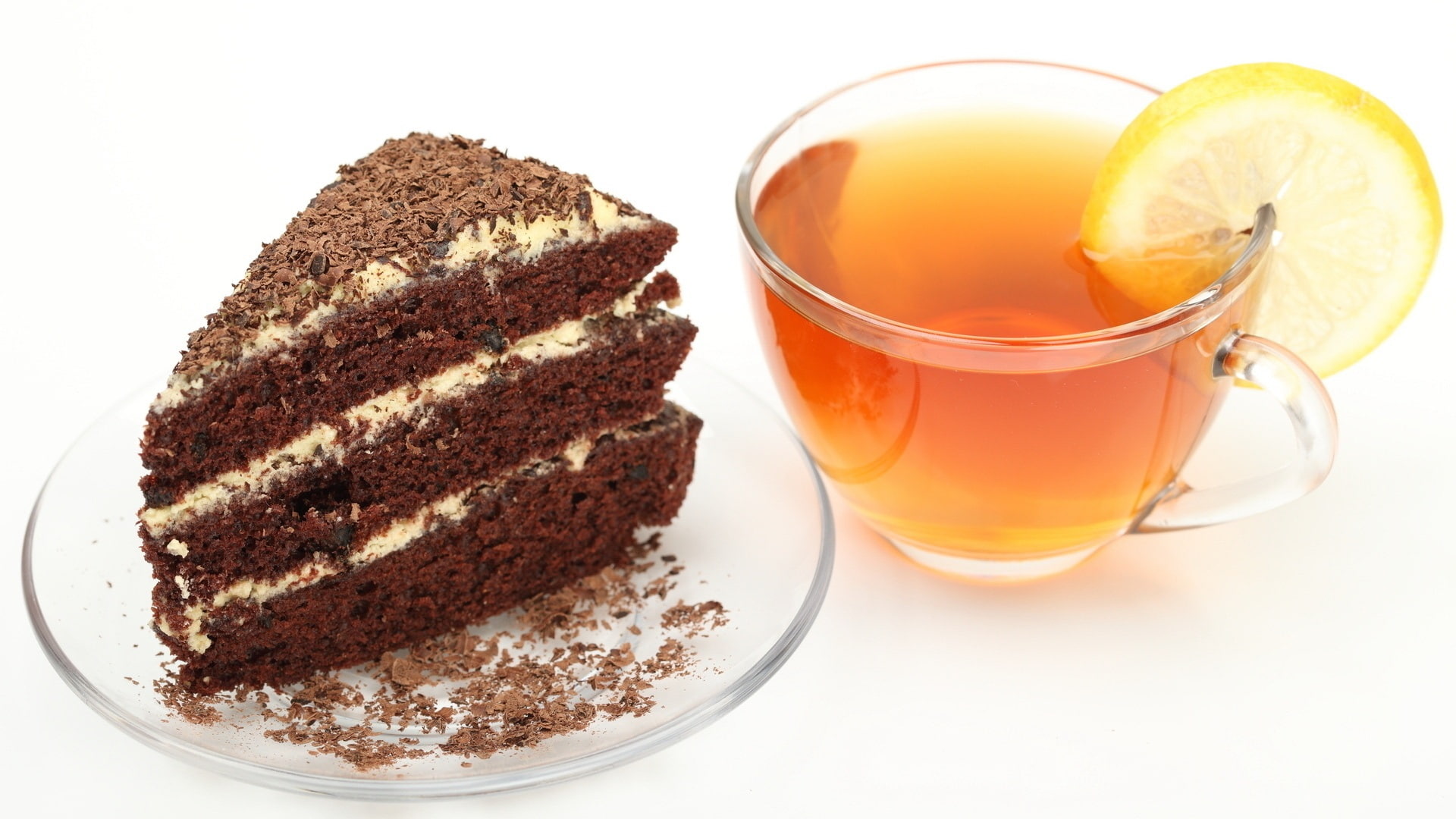 black, Delicious, Tea, 1080P, Breakfast, Cake, HD Wallpaper