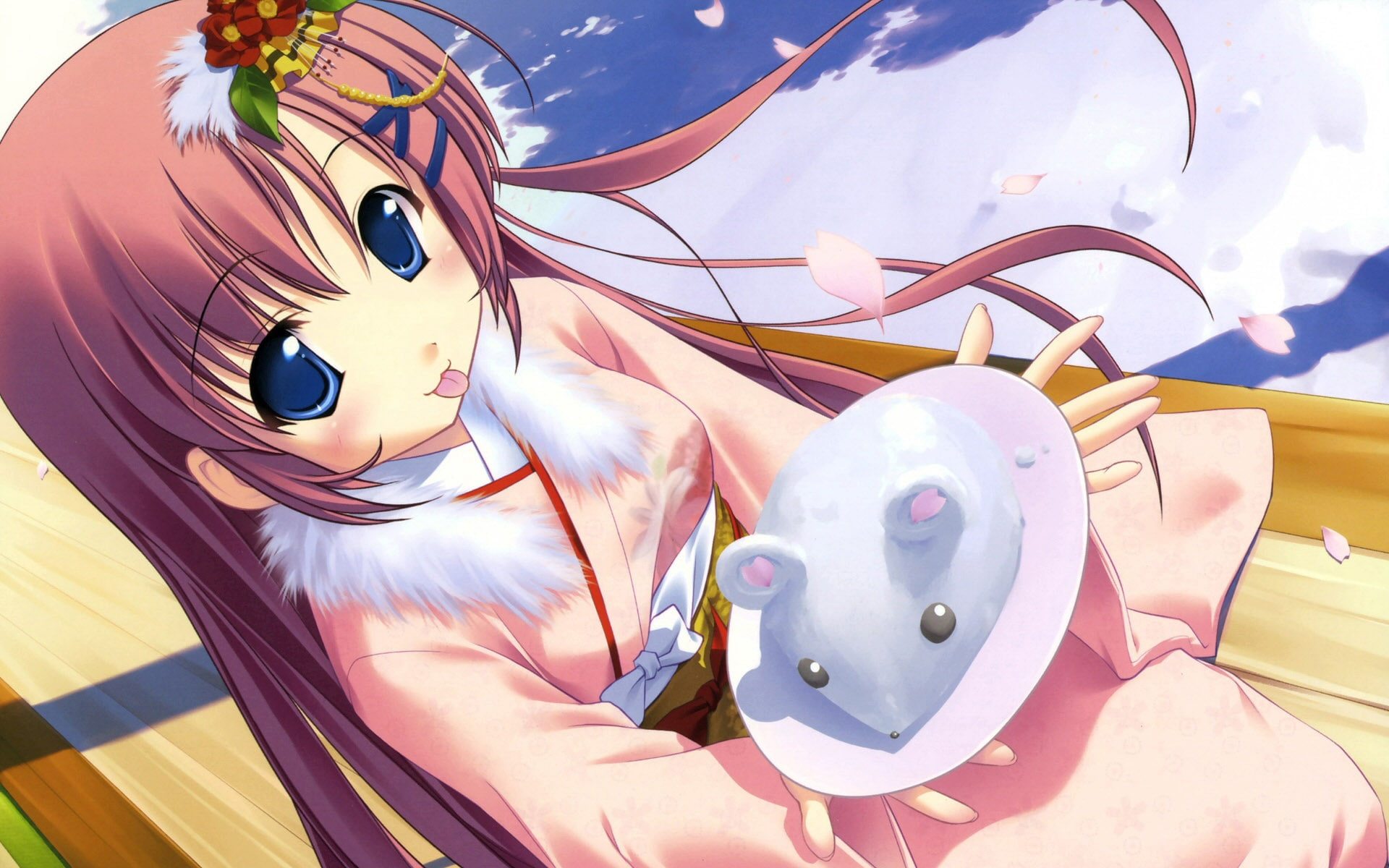 1080P, Girl, Eat, ready, Anime, HD Wallpaper