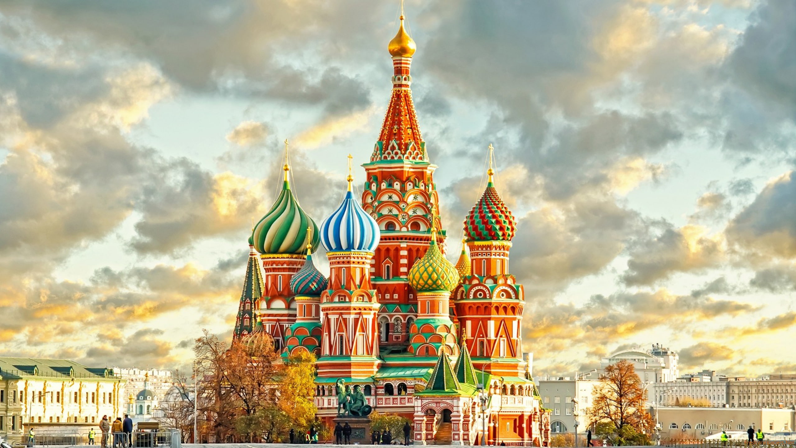 cathedral, saint, 2K, basils, moscowrussia, HD Wallpaper