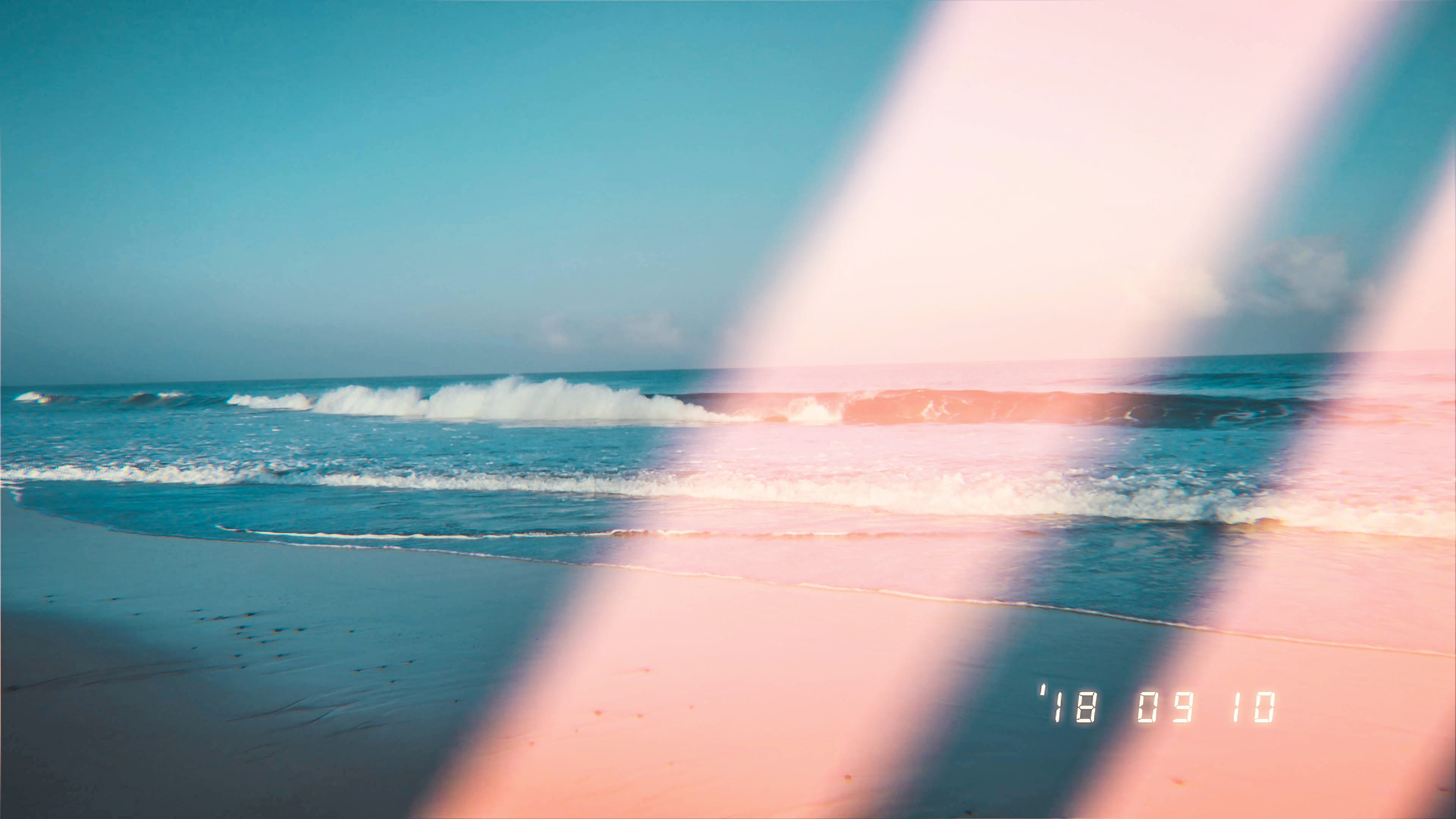 light, waves, 4K, la oliva, sea, coolkidsrecreating, piedraplaya, orange, wave, shadow, seaside, analog, sky, horizon, blue, swimming pool, water, piedra playa, HD Wallpaper