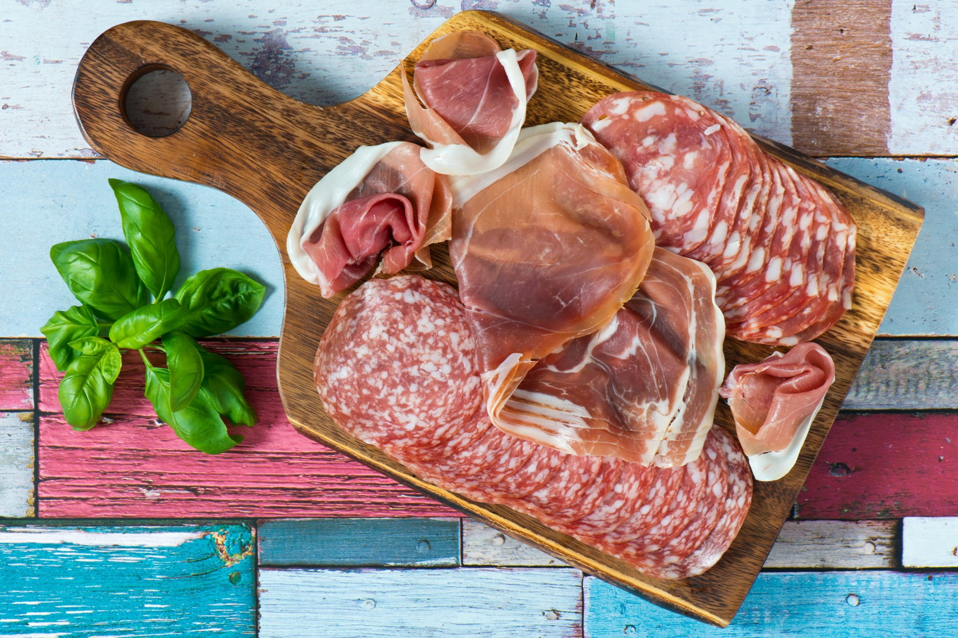 Prosciutto, Salami, Meat, 1080P, Food, HD Wallpaper