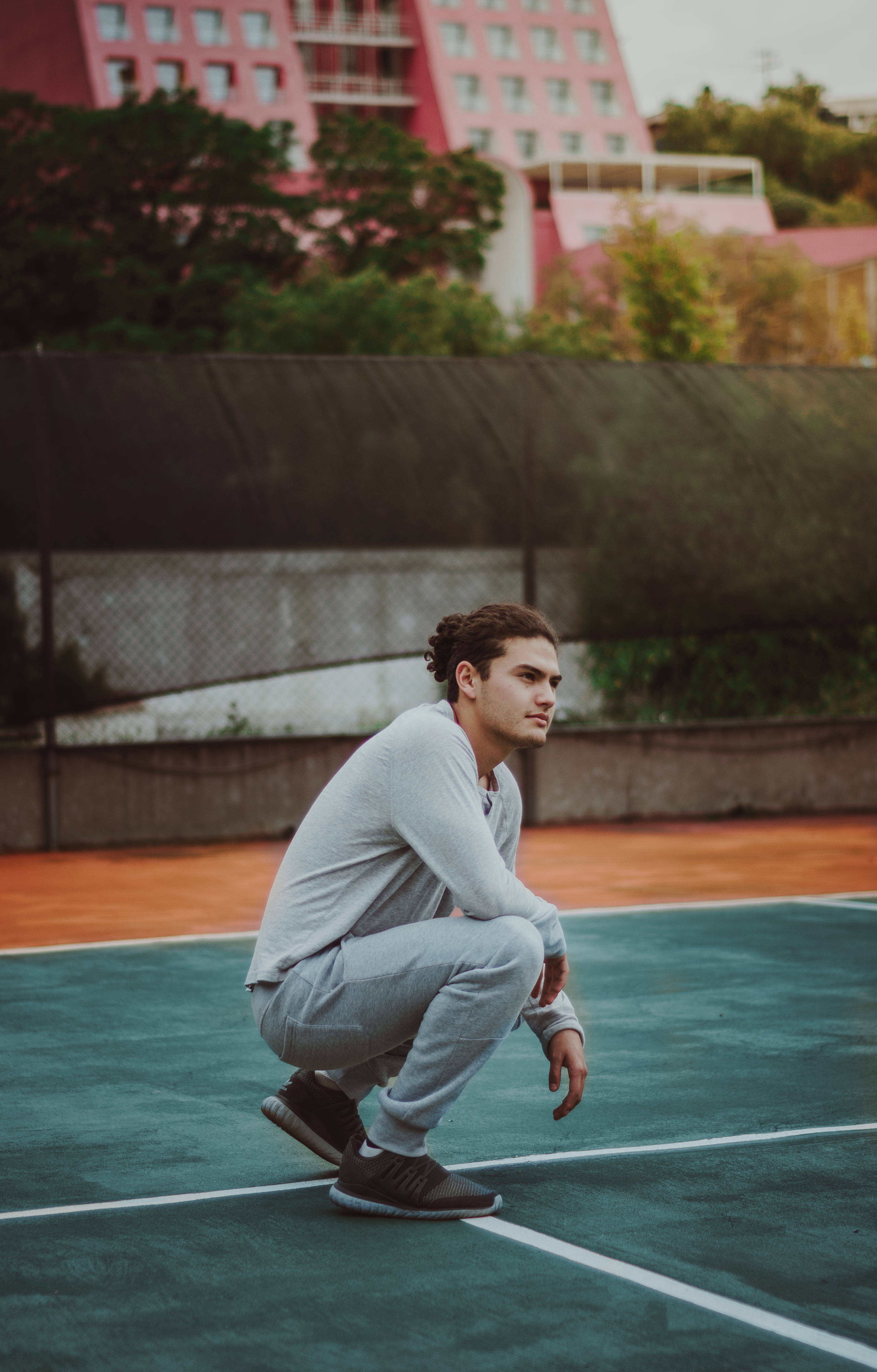 architecture, playing, relaxation Exercise, recreational Pursuit, healthy Lifestyle, tennis Net, leisure Activity, women, males, practicing, sports Clothing, Phone HD Wallpaper