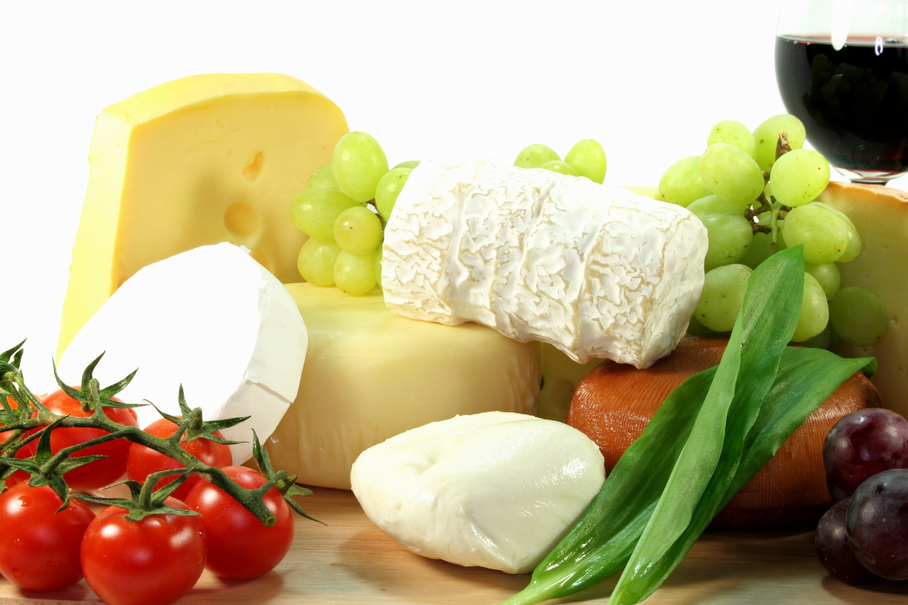 cheese, variation, meal, red, raw Food, dairy Product, freshness, camembert, salad, basil, tomato, herb, ingredient, assorted, vegetable, parmesan Cheese, HD Wallpaper
