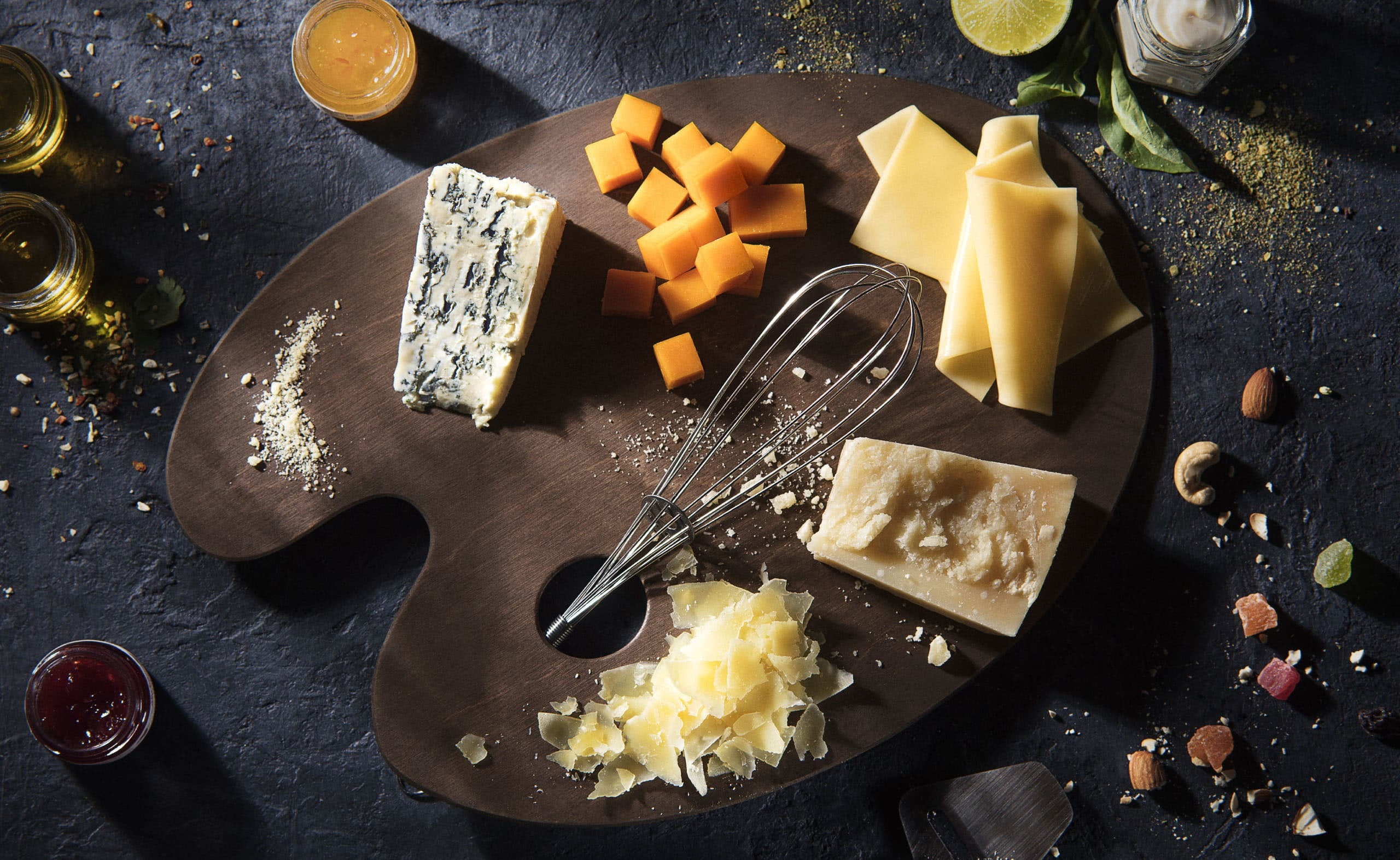 preparation, gorgonzola, 2K, indoors, no people, freshness, Design, eating utensil, still life, pasta, chopped, bluecheese, wellbeing, types, kitchen utensil, HD Wallpaper