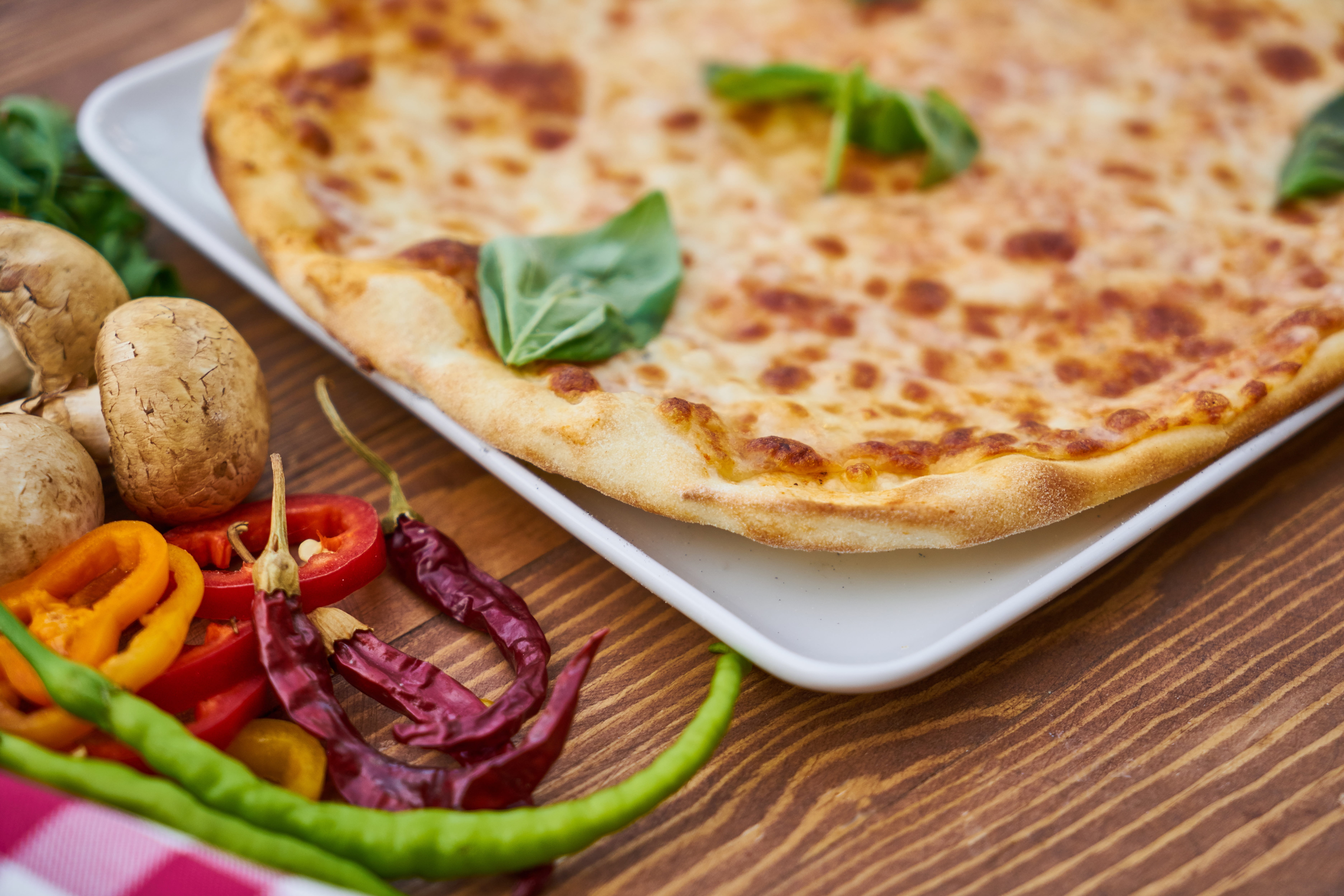 background, herb, pita bread, hot, ketchup, high angle view, slice, onion, cheddar, organic, pizza, close-up, backgrounds, sausage, fresh, bakery, vegetable, HD Wallpaper