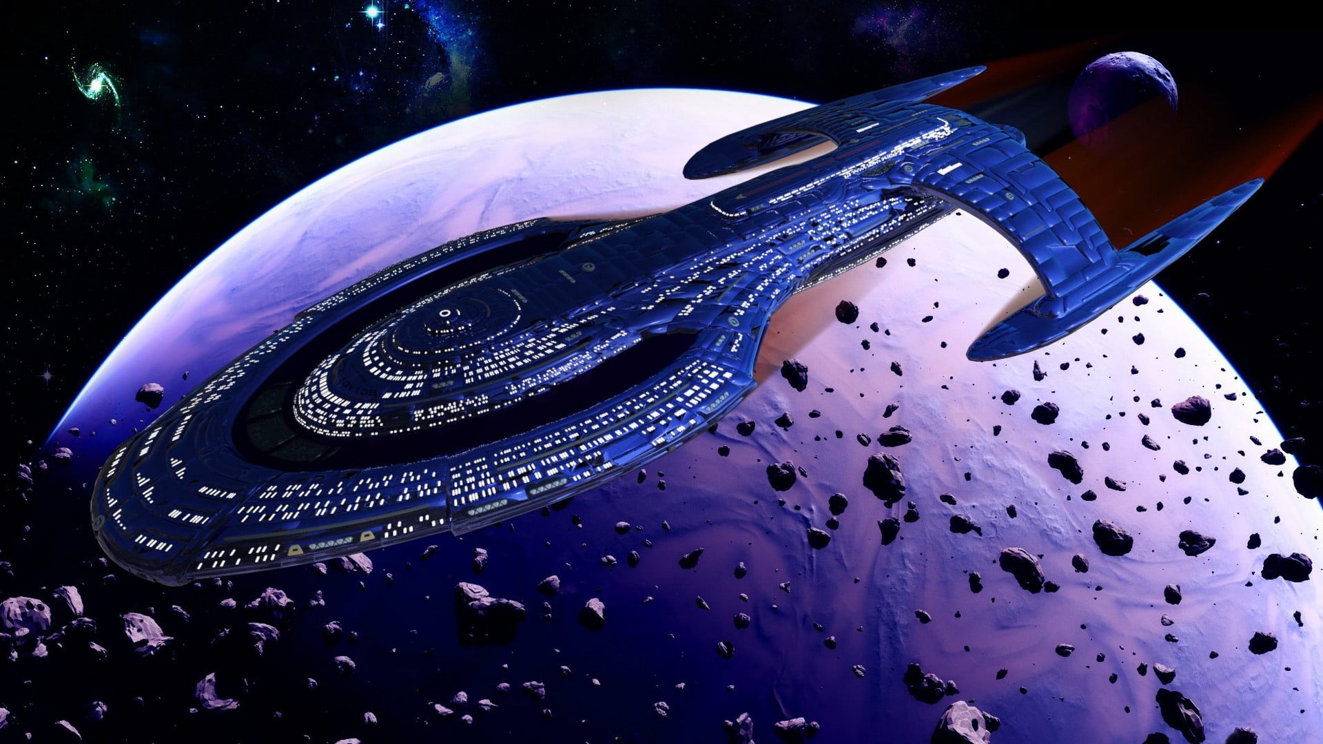 personal accessory, fantasy art, pattern, space, eating utensil, elegance, silver colored, blue, Star Trek, metal, knife, spacecraft, shiny, table, fashion, HD Wallpaper