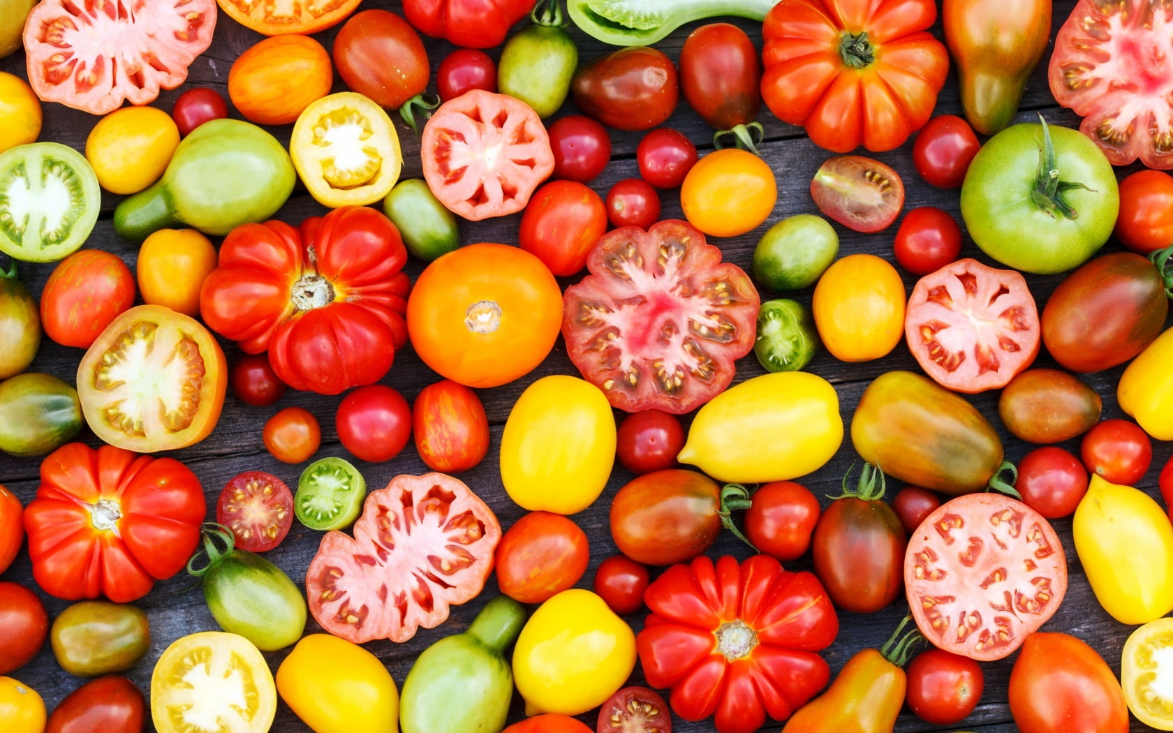 Tomato, 720P, Vegetable, close, Several, Varieties, HD Wallpaper