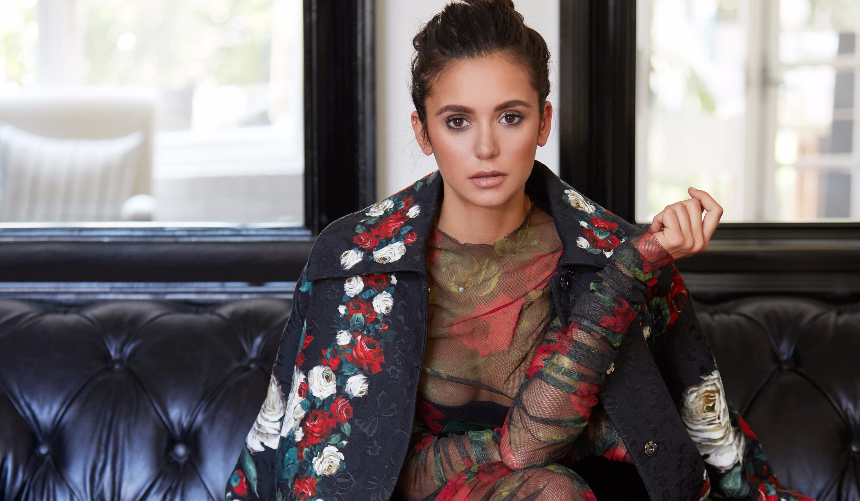 dobrev, 2K, drive, nina, ocean, vampire, photoshoot, actress, HD Wallpaper