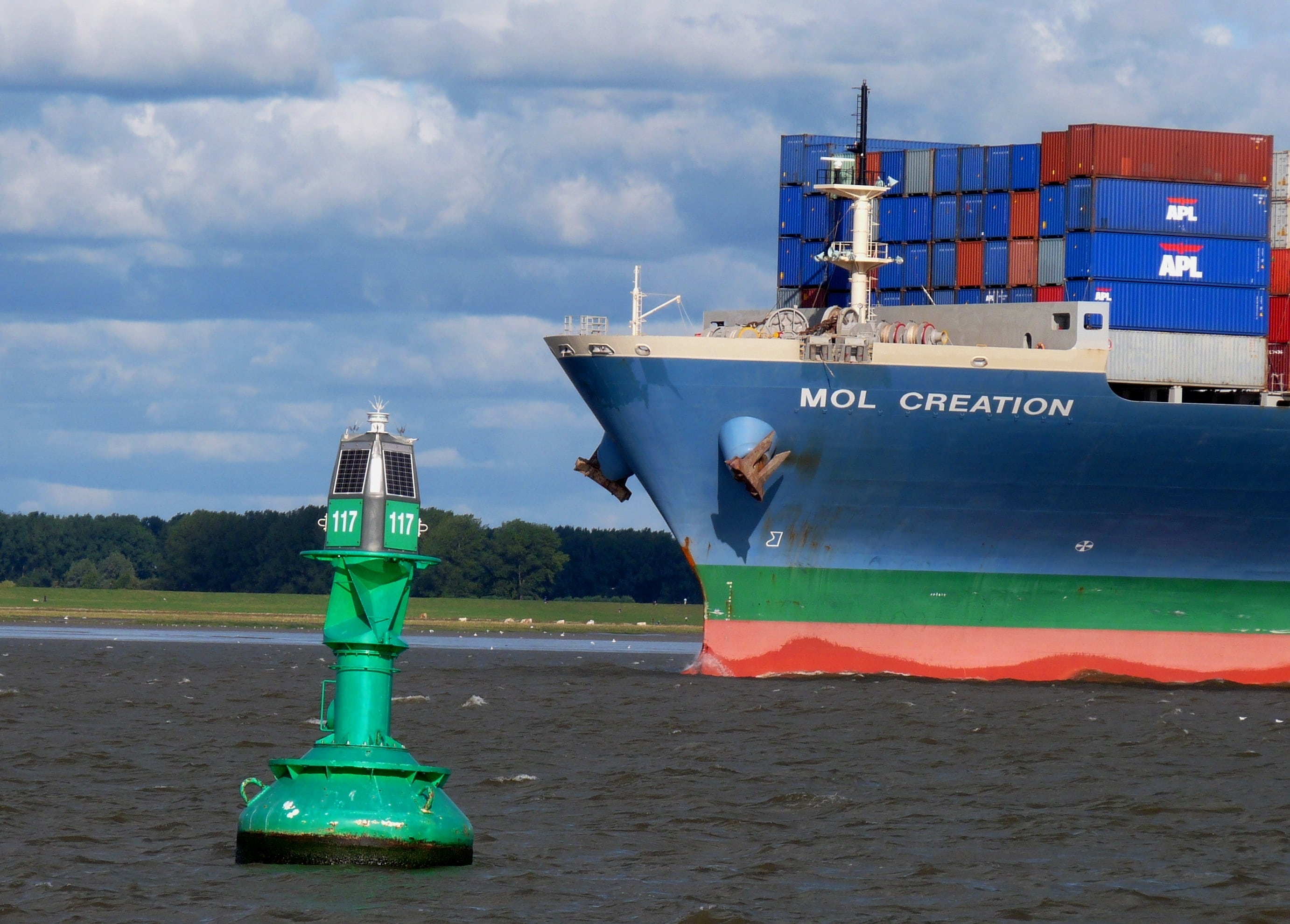 water, ship, on lake, business, hamburg, no people, ocean, nature, mode of transportation, reed, container ship, city, coast, landungsbrücken, 2K, bank, HD Wallpaper