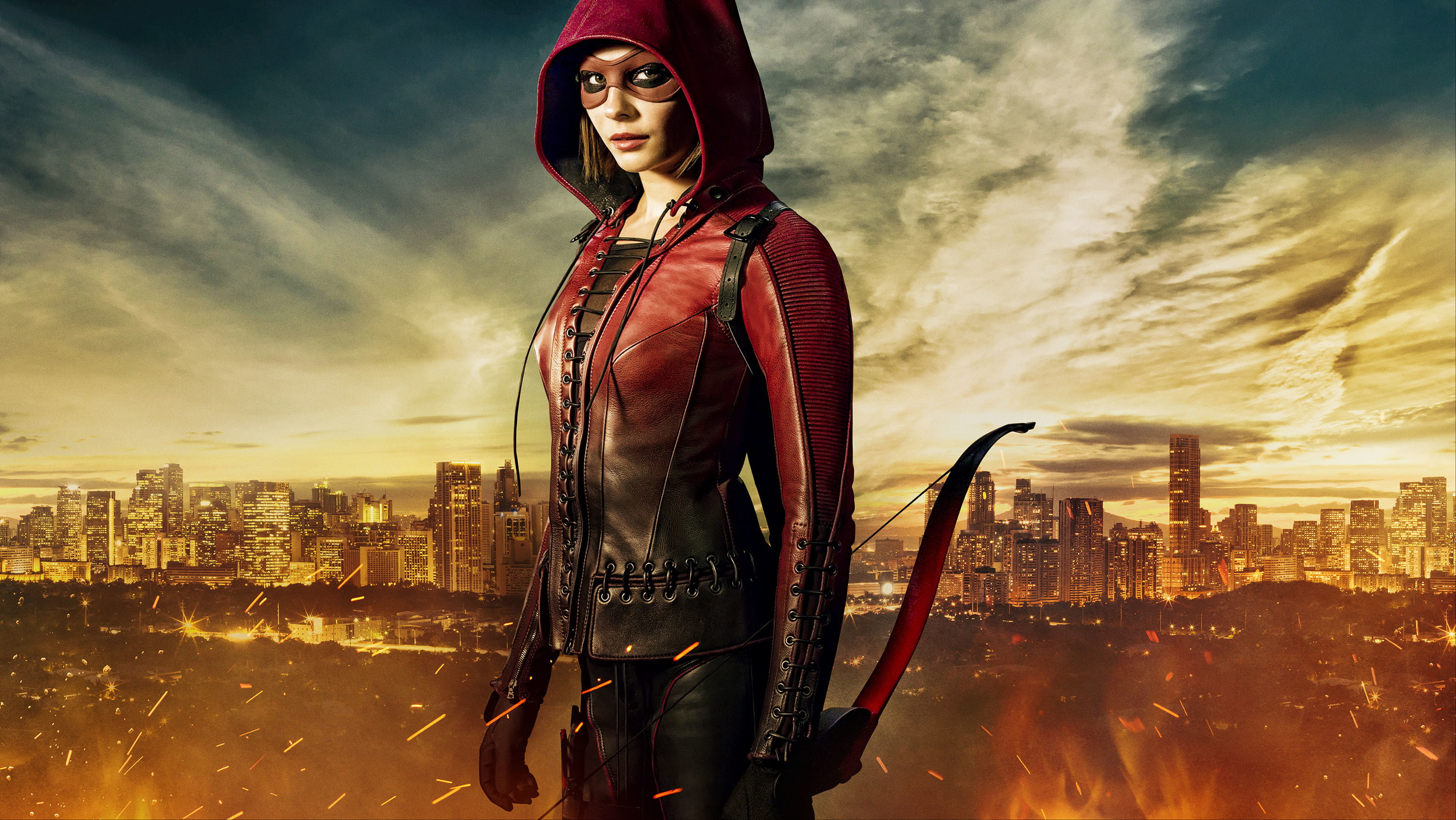 Willa Holland, Thea Queen, Arrow, Speedy, 2K, HD Wallpaper