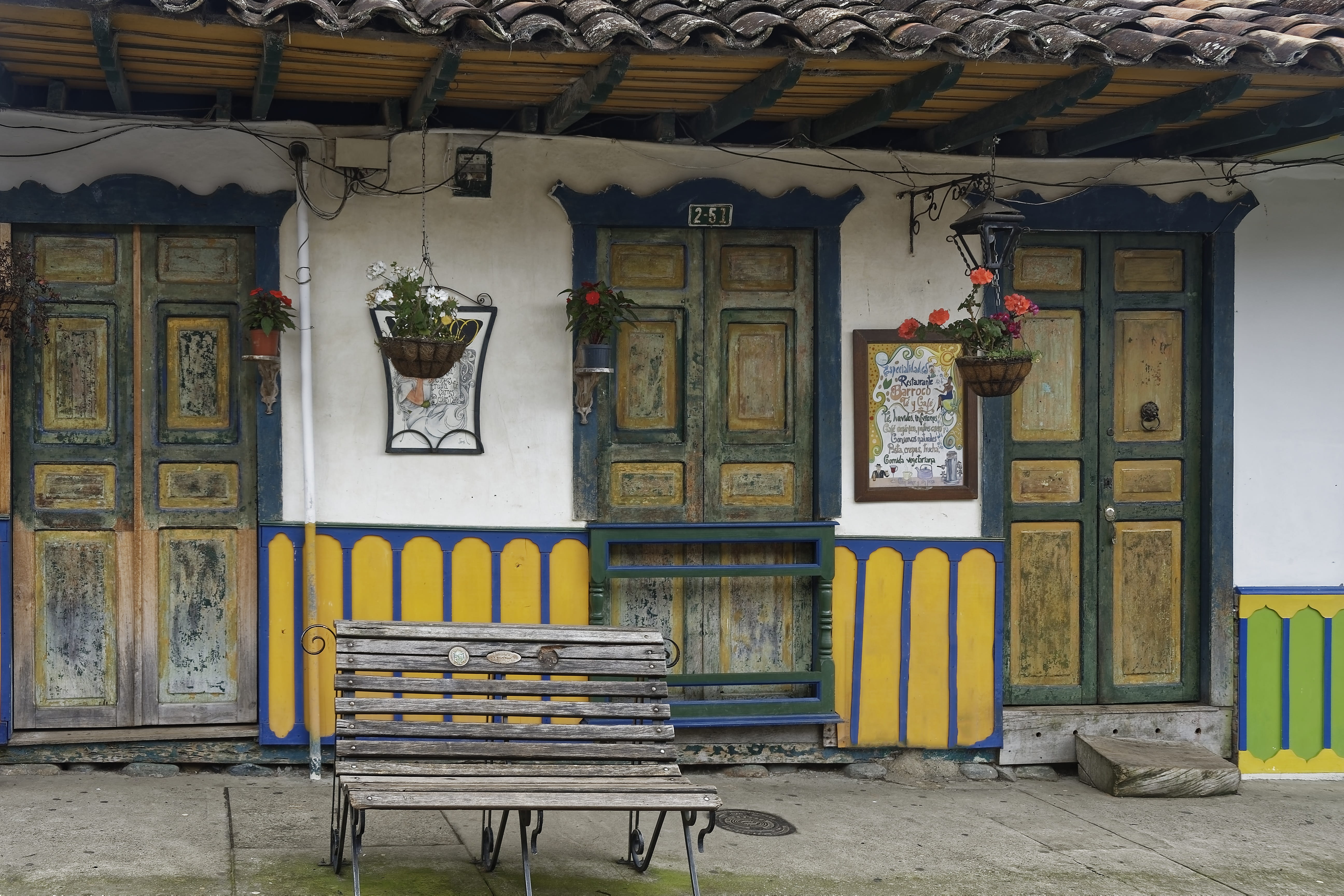 entrance, chair, lighting equipment, door, art and craft, seat, 5K, empty, wood - material, house, outdoors, hanging, building, absence, built structure, HD Wallpaper