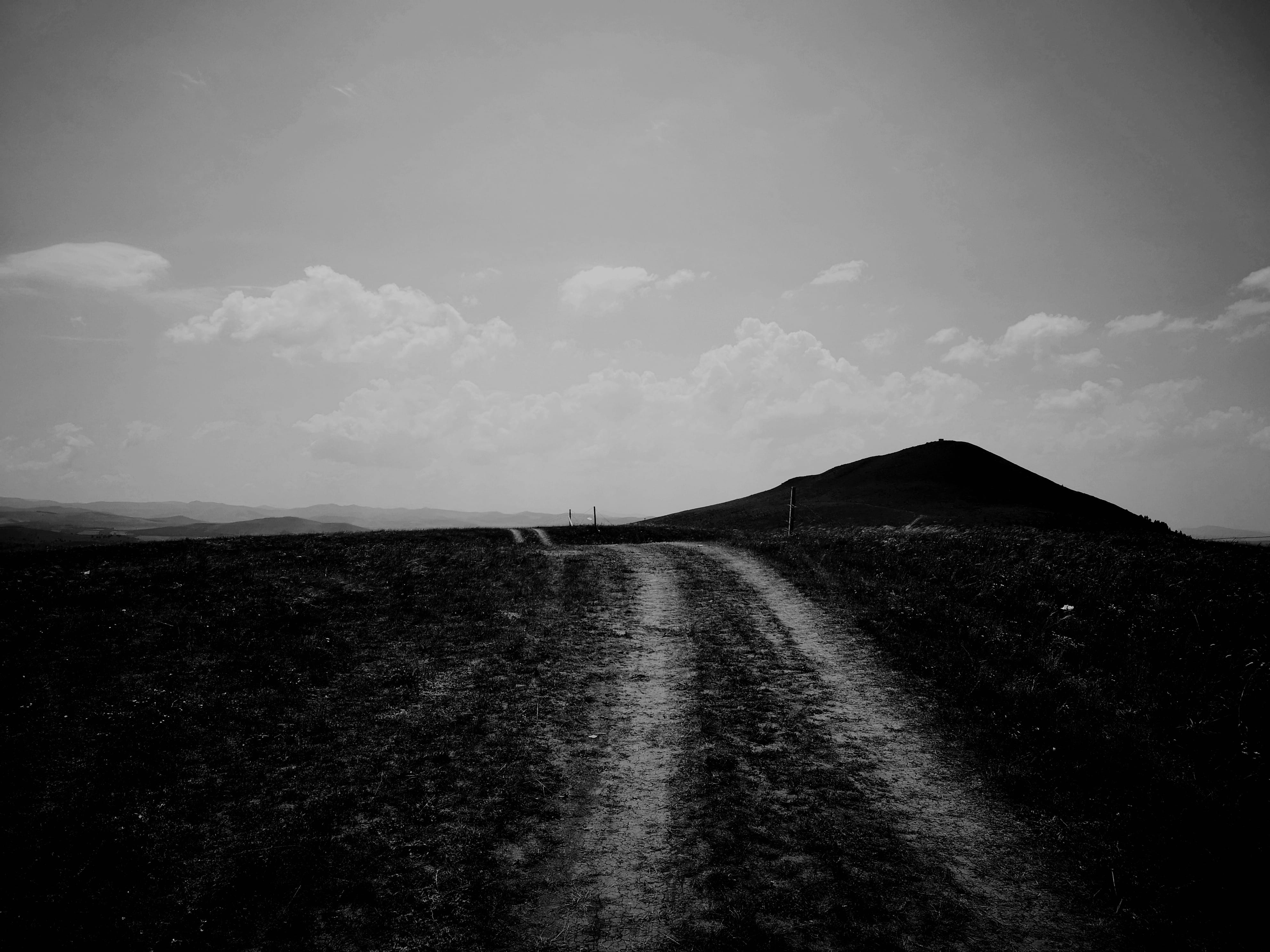 chengde shi, outdoors, tarmac, ground, path, scenics - nature, nature, grey, 239 guo dao, environment, sky, land, asphalt, no people, transportation, dirt road, HD Wallpaper