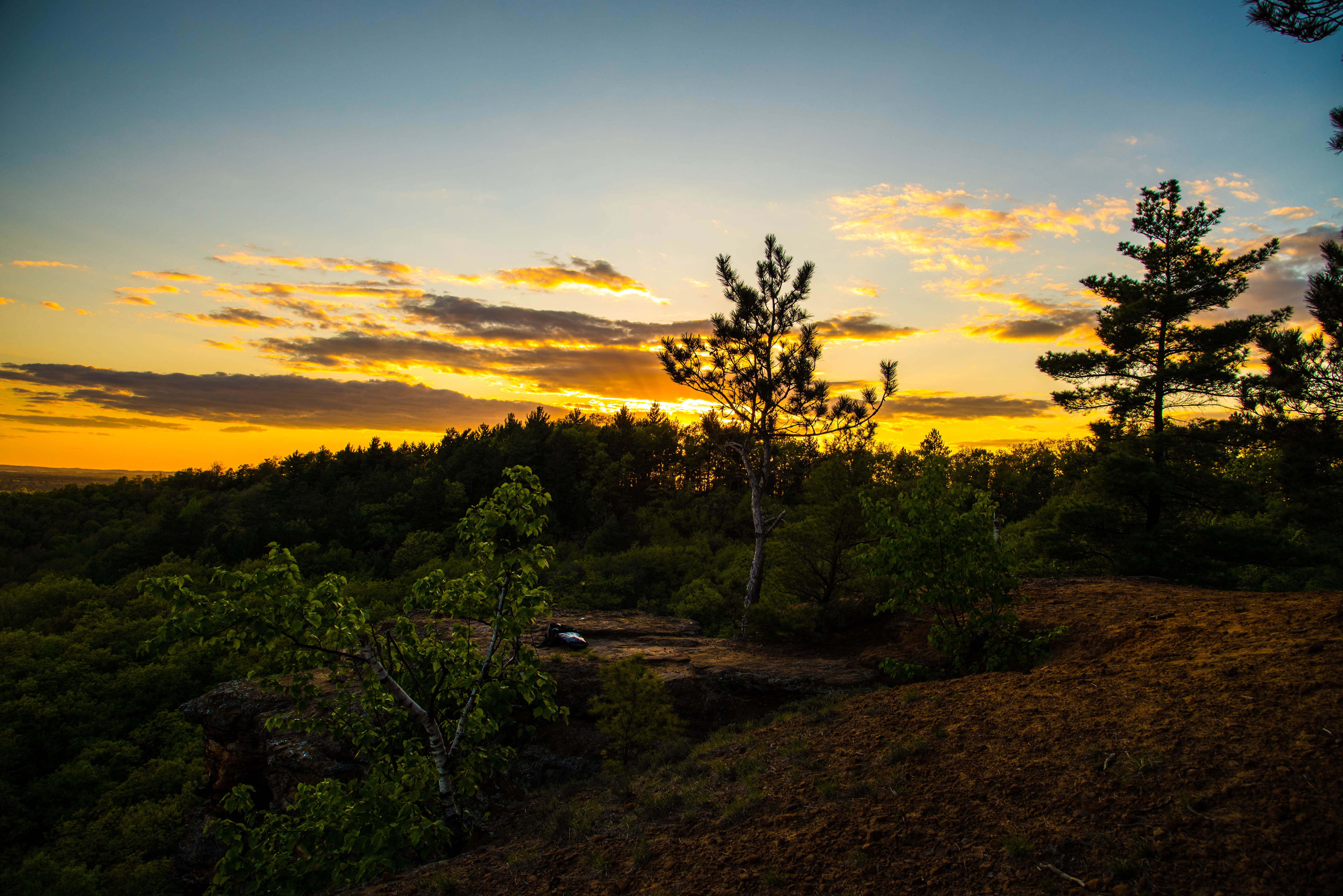 orange Color, wisconsin, photos, beauty In Nature, tranquility, outdoors, nature, public domain, sun, Mounds, forest, featured, idyllic, landscape, silhouette, HD Wallpaper