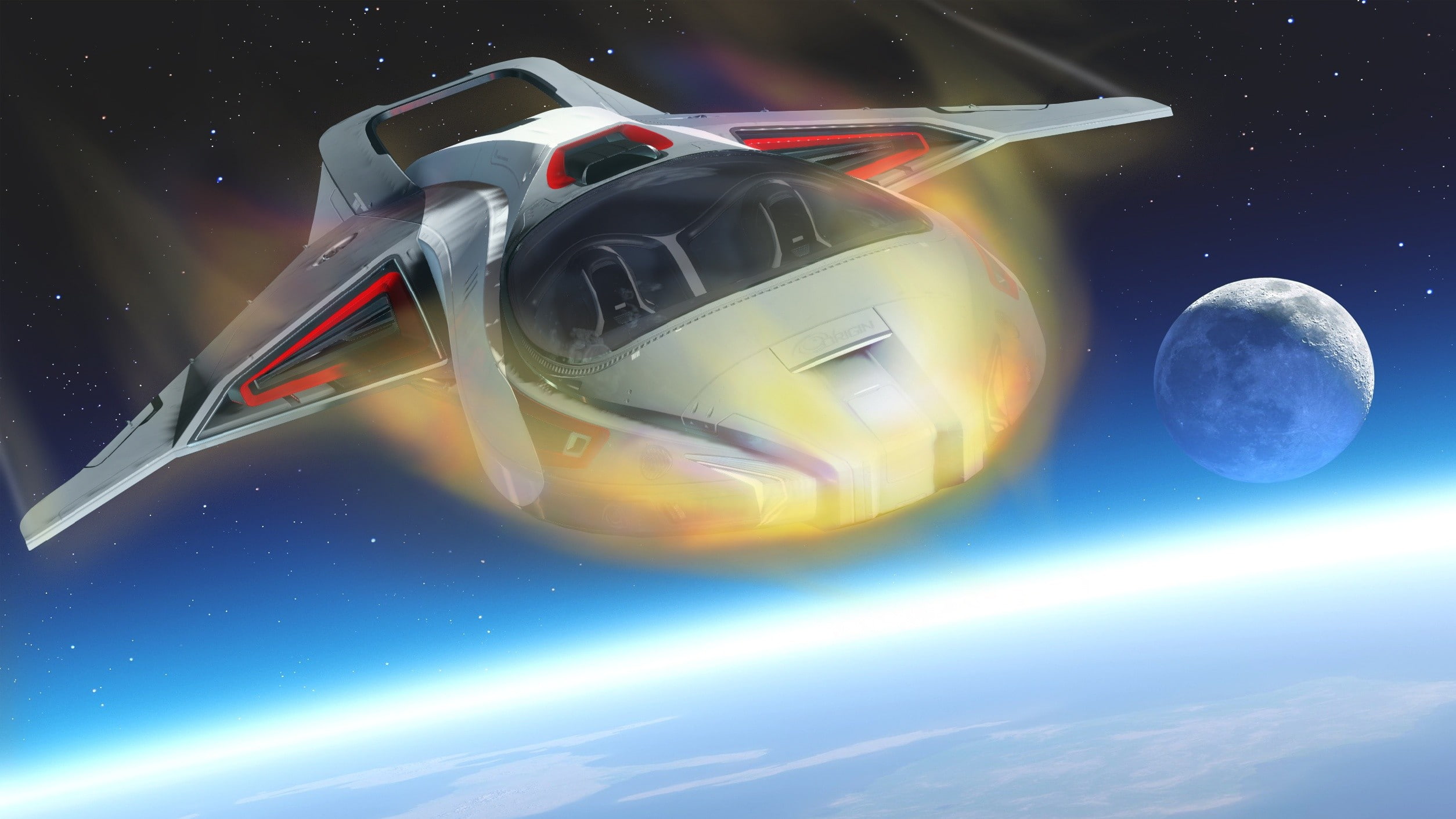 spaceship, PC gaming, Star Citizen, 1080P, video games, HD Wallpaper