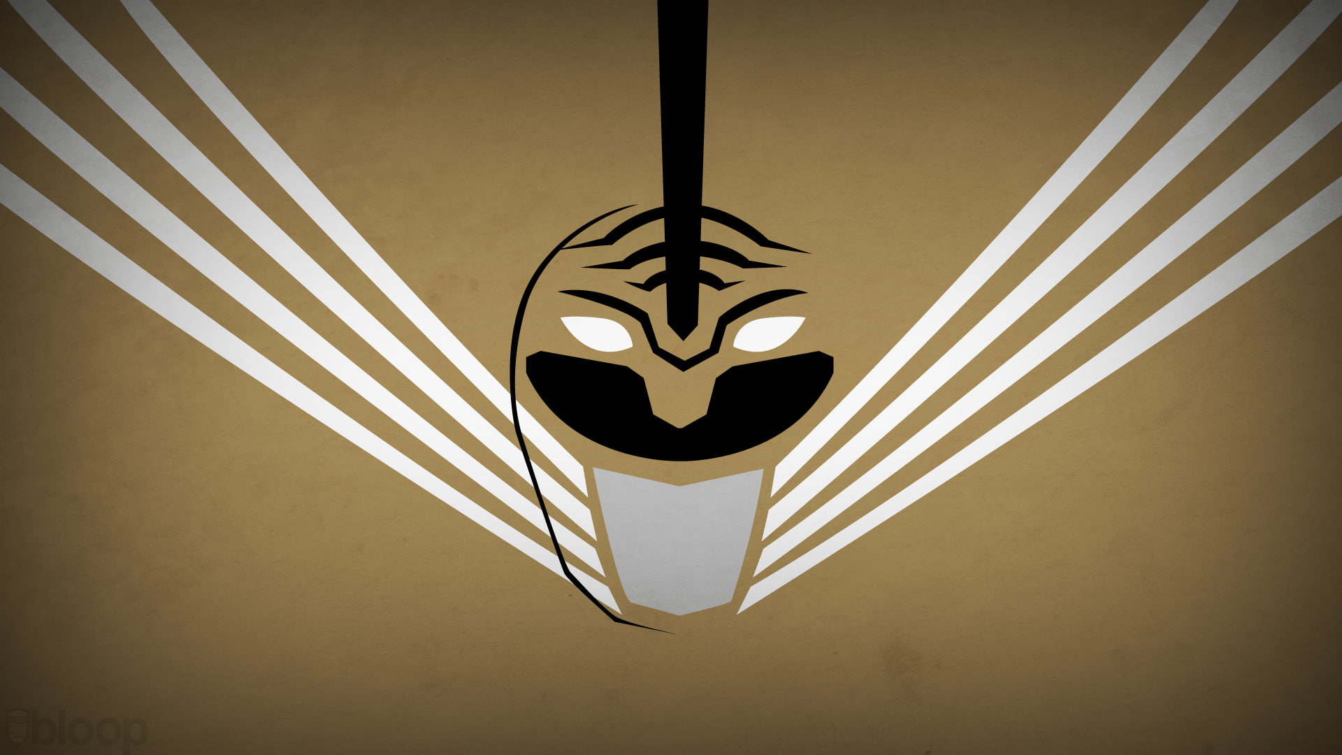 1080P, White Ranger, minimalism, Power Rangers, blo0p, HD Wallpaper