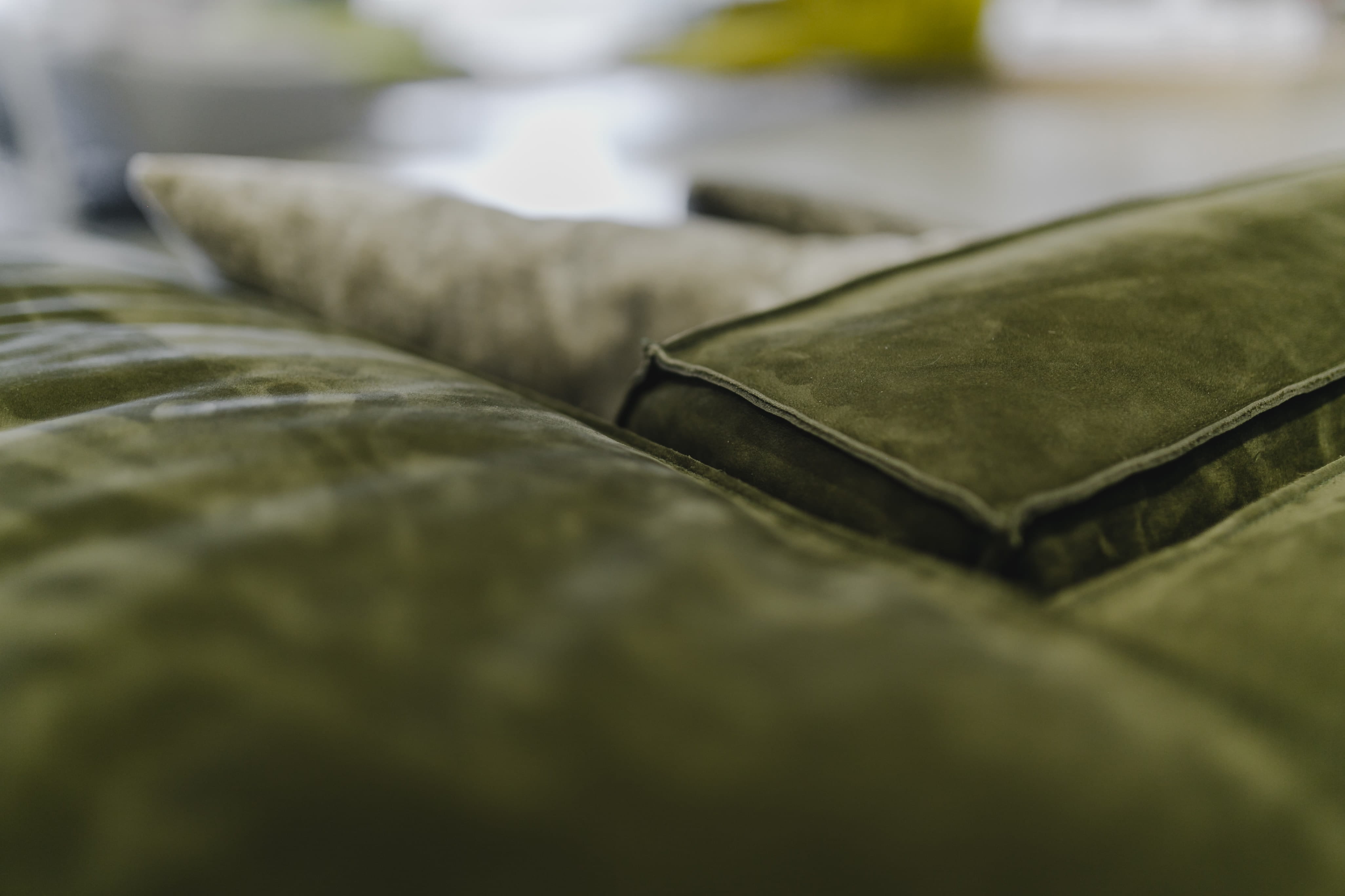 luxury, textile, education, domestic room, furniture, small group of objects, Saba italia, studio shot, indoors, saba, amp, sofa, green color, selective focus, HD Wallpaper