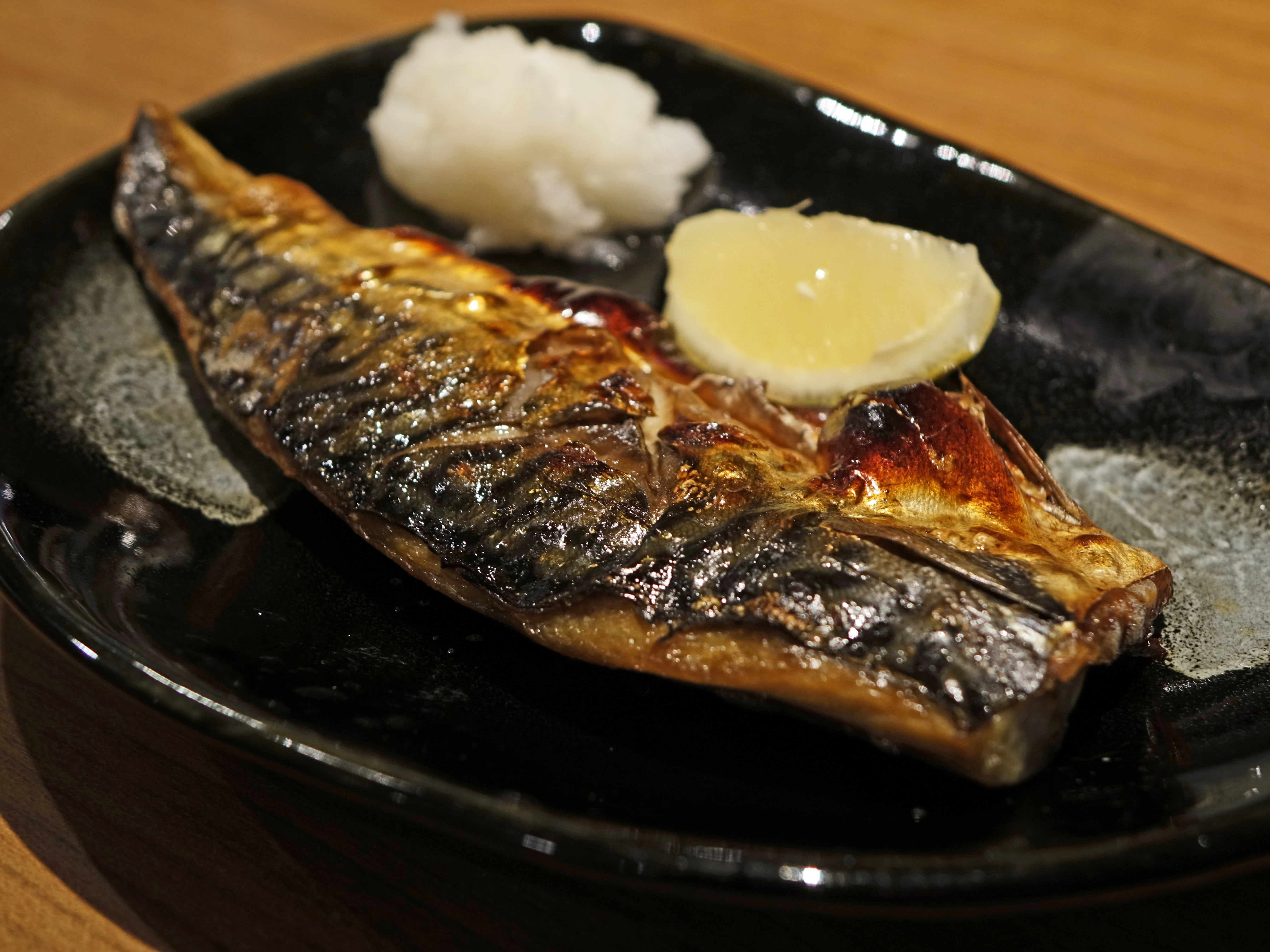 delicious, food, freshness, grilling, plate, burned, meal, fish, close-up, meat, black, serving size, wellbeing, ready-to-eat, indoors, dinner, eat, japanese food, HD Wallpaper