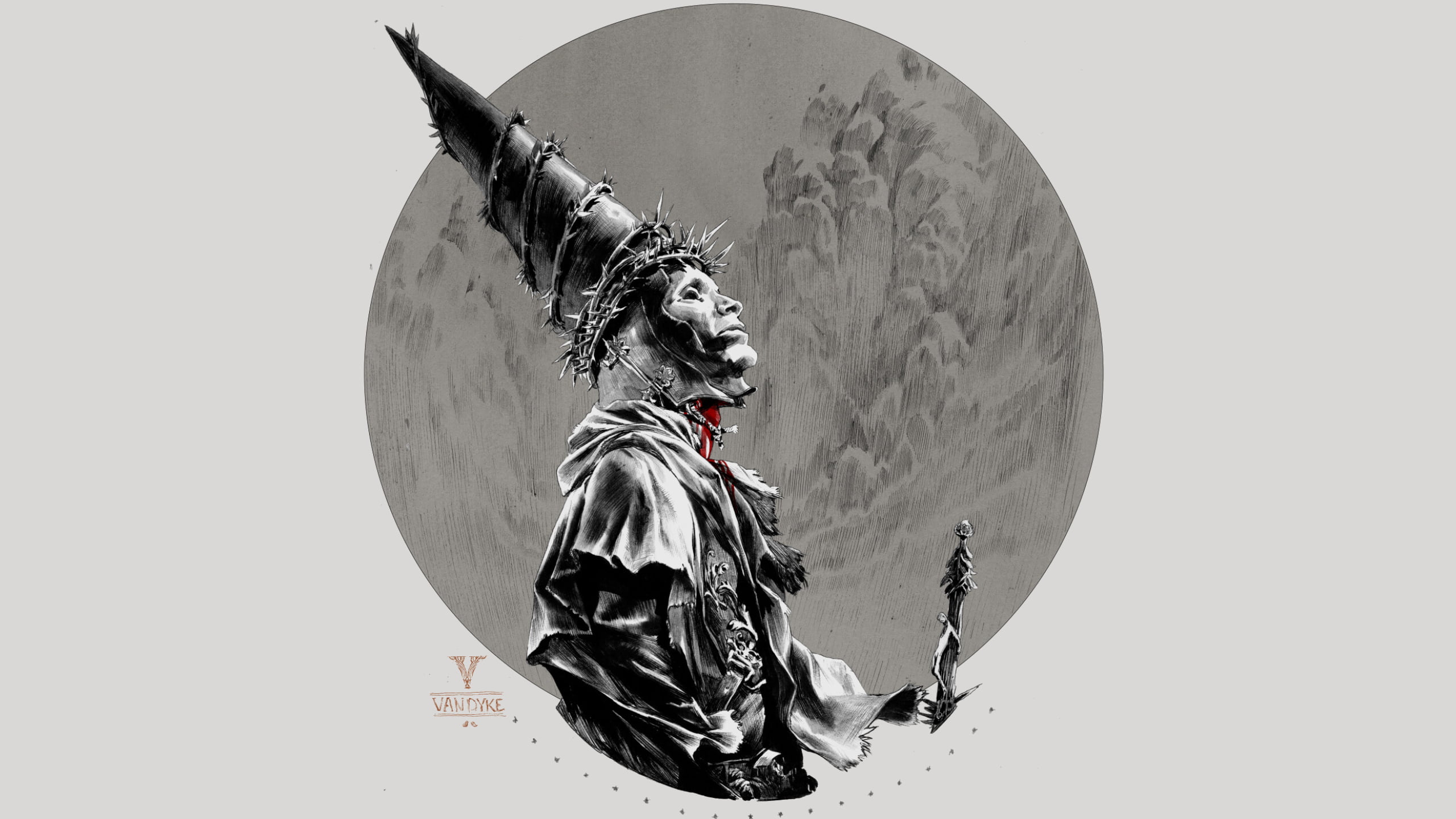 Spanish, video game art, 2K, Blasphemous, HD Wallpaper