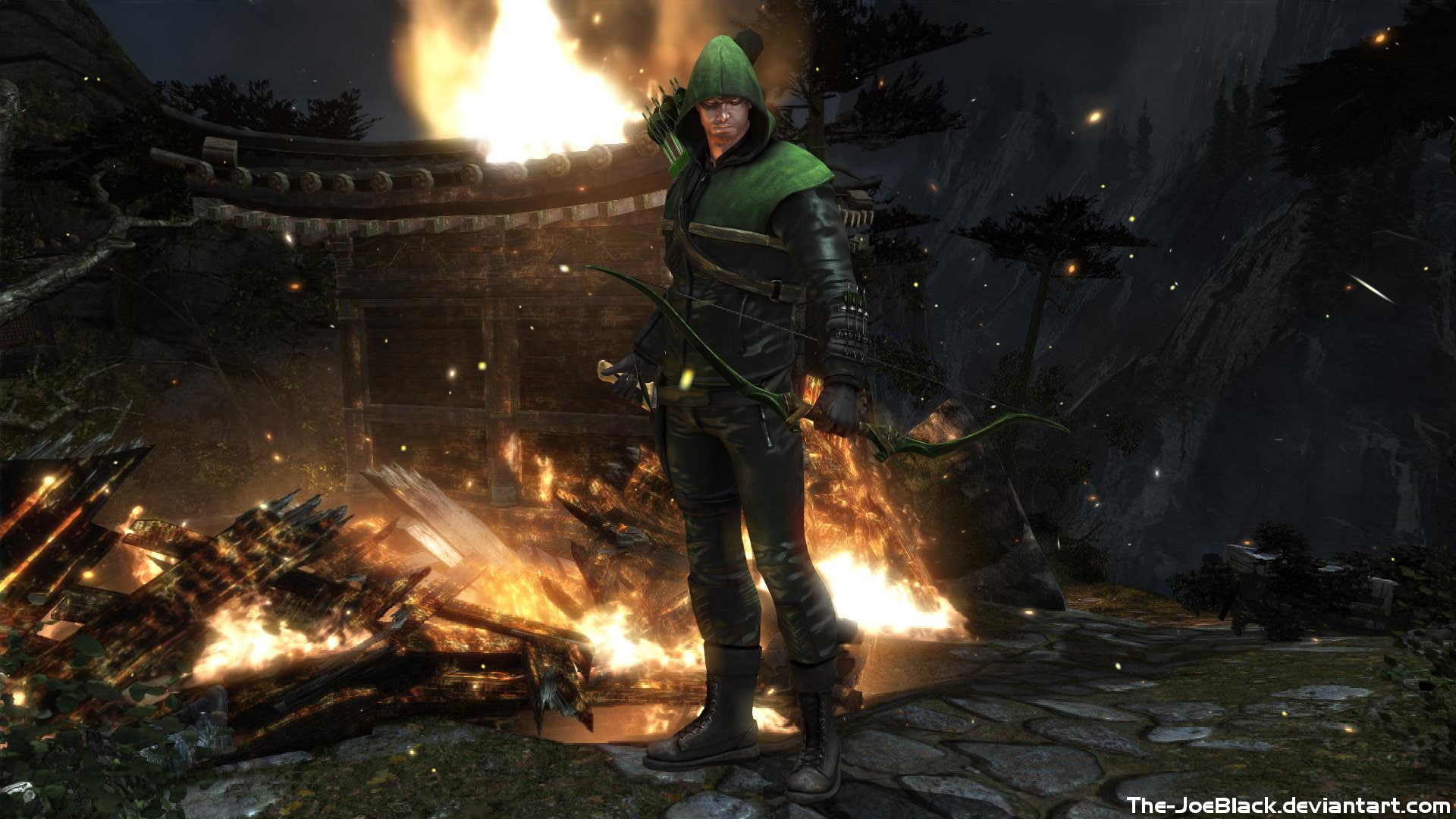 Injustice, Injustice: Gods Among Us, Green Arrow, Arrow (TV Show), 1080P, HD Wallpaper