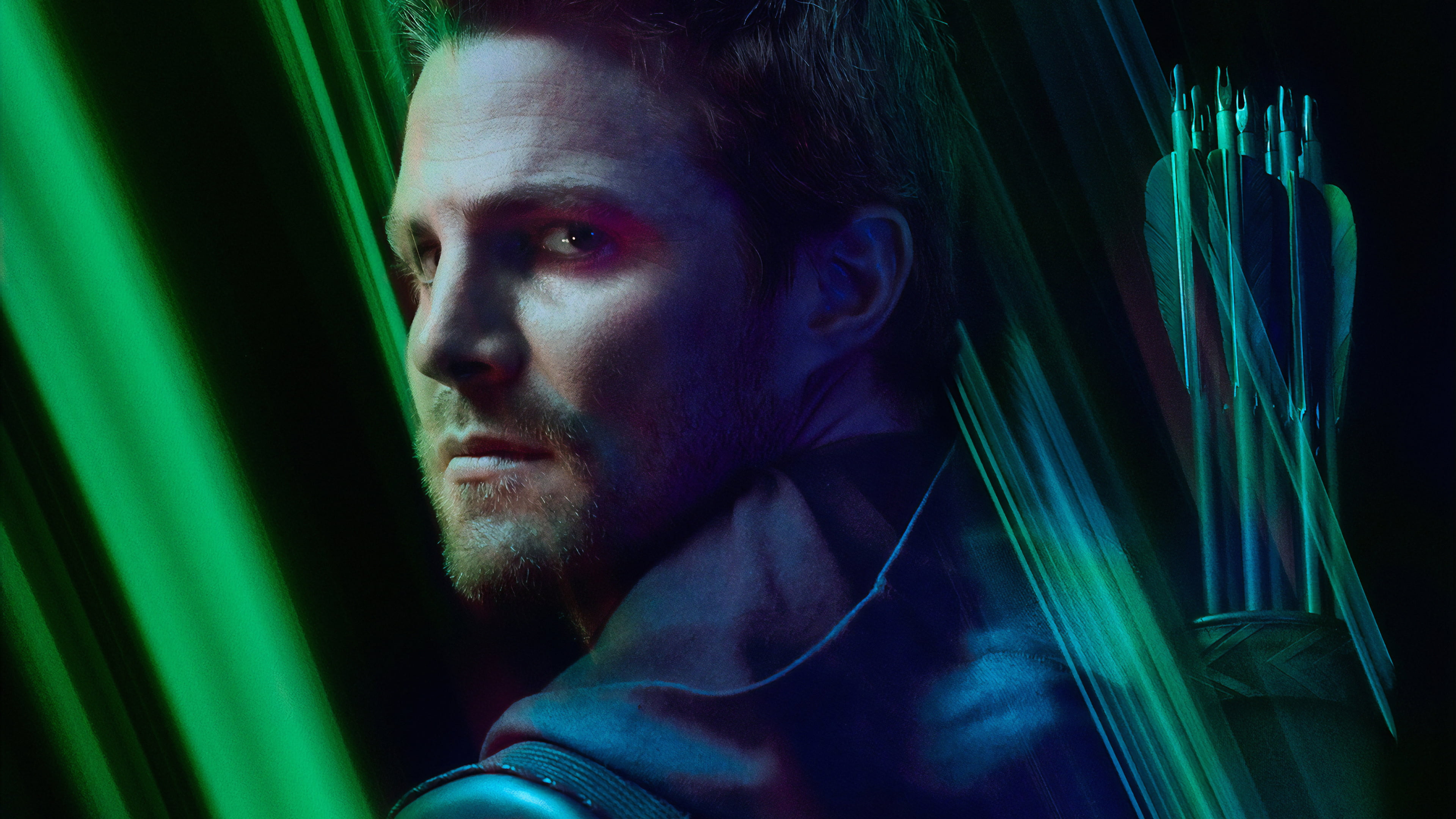 Stephen Amell, 4K, Arrow, Arrow (TV Show), TV Show, HD Wallpaper