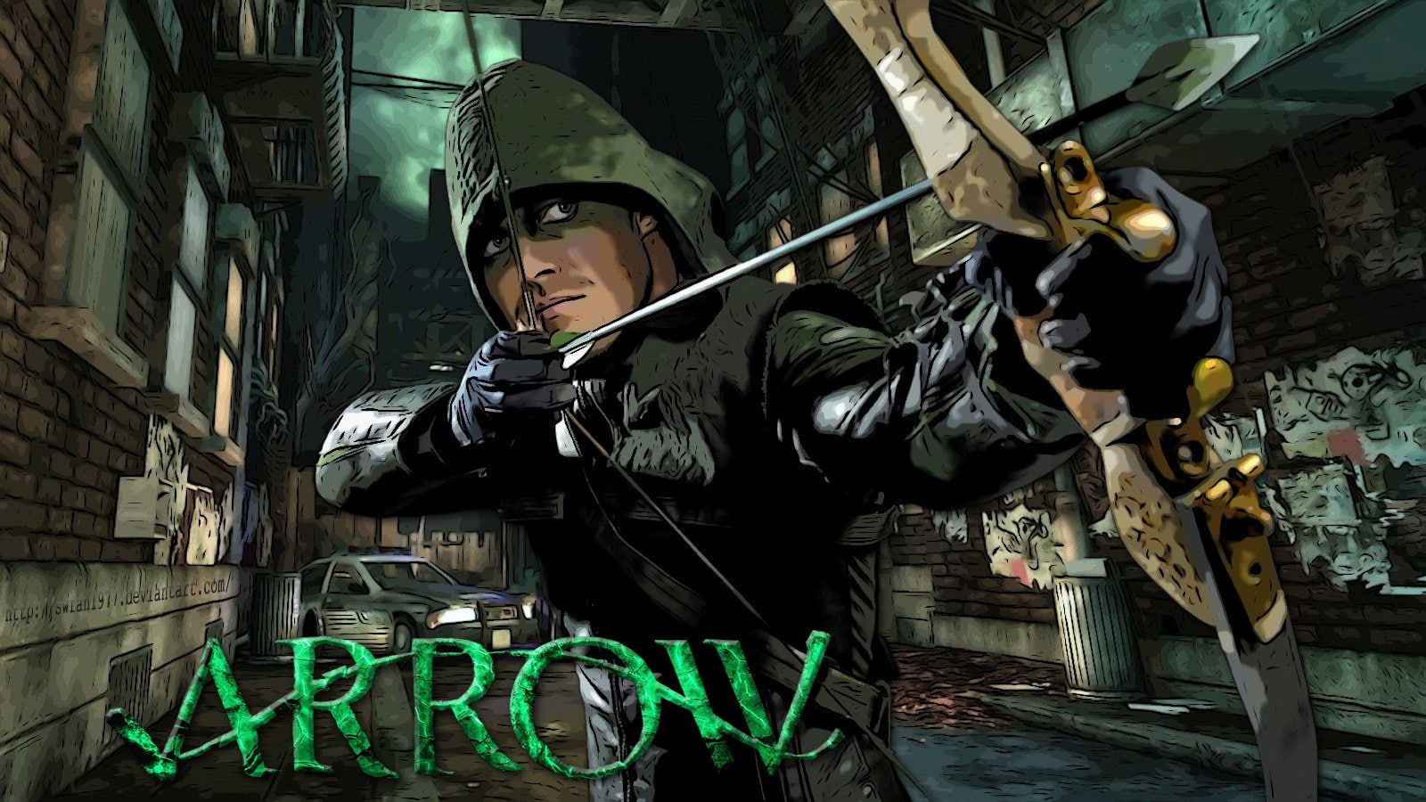 Green Arrow, TV Show, 720P, Arrow, HD Wallpaper