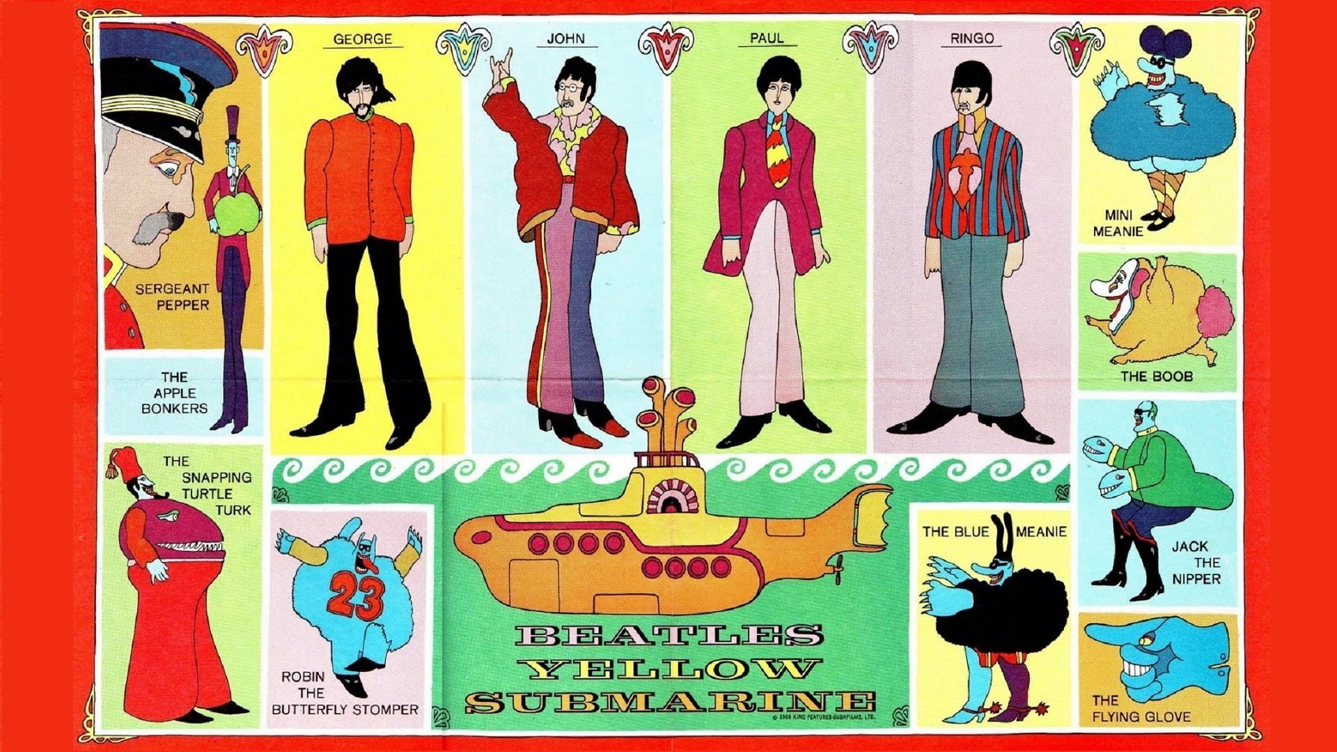 Movie, Yellow Submarine, 1080P, HD Wallpaper