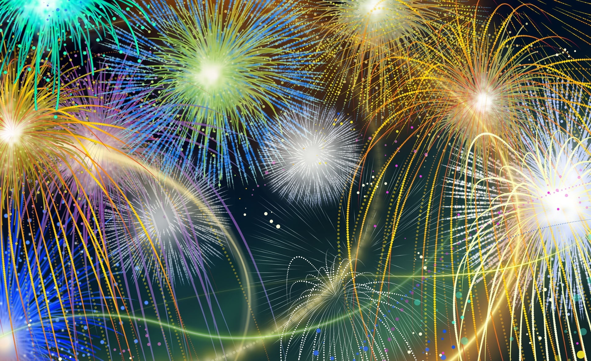 outdoors, colored, exploding, beauty in nature, multi, full frame, firework display, fourth, shows, Holidays, night, illuminated, event, july, 4th of july, HD Wallpaper