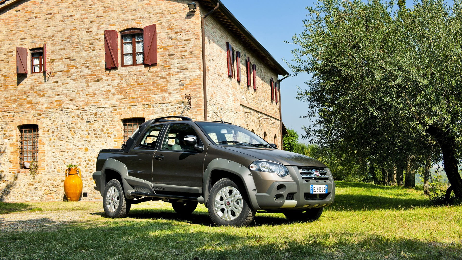 car, Fiat Strada, 1080P, HD Wallpaper