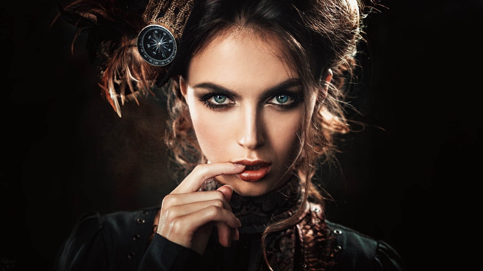 Viktoria Vishnevetskaya, Victoria Vishnevetskaya, 1080P, face, Alla Berger, portrait, Georgy Chernyadyev, women, HD Wallpaper