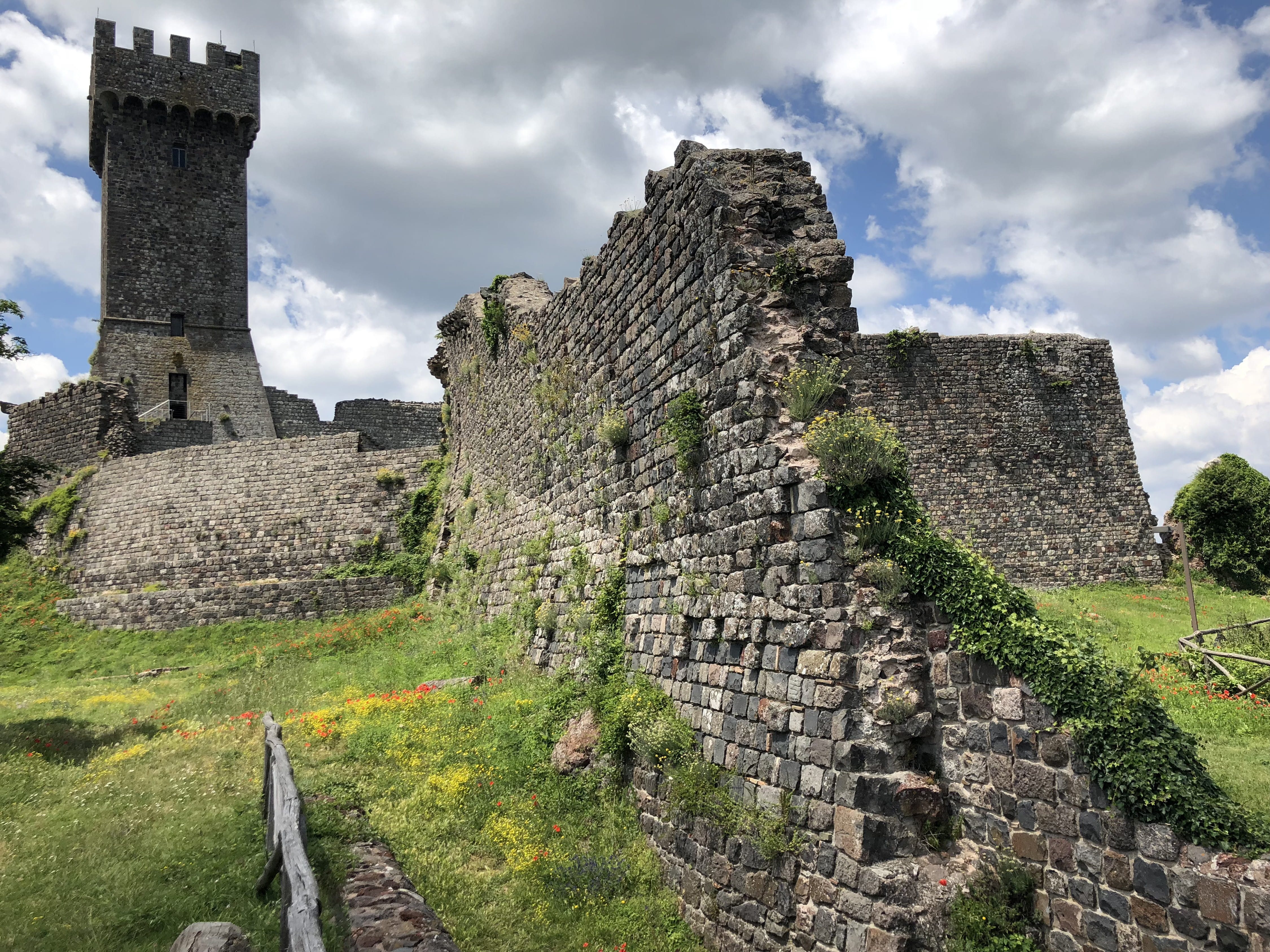 radicofani, day, stone material, old ruin, italy, no people, tower, archaeology, architecture, stone wall, built structure, ancient civilization, building exterior, HD Wallpaper