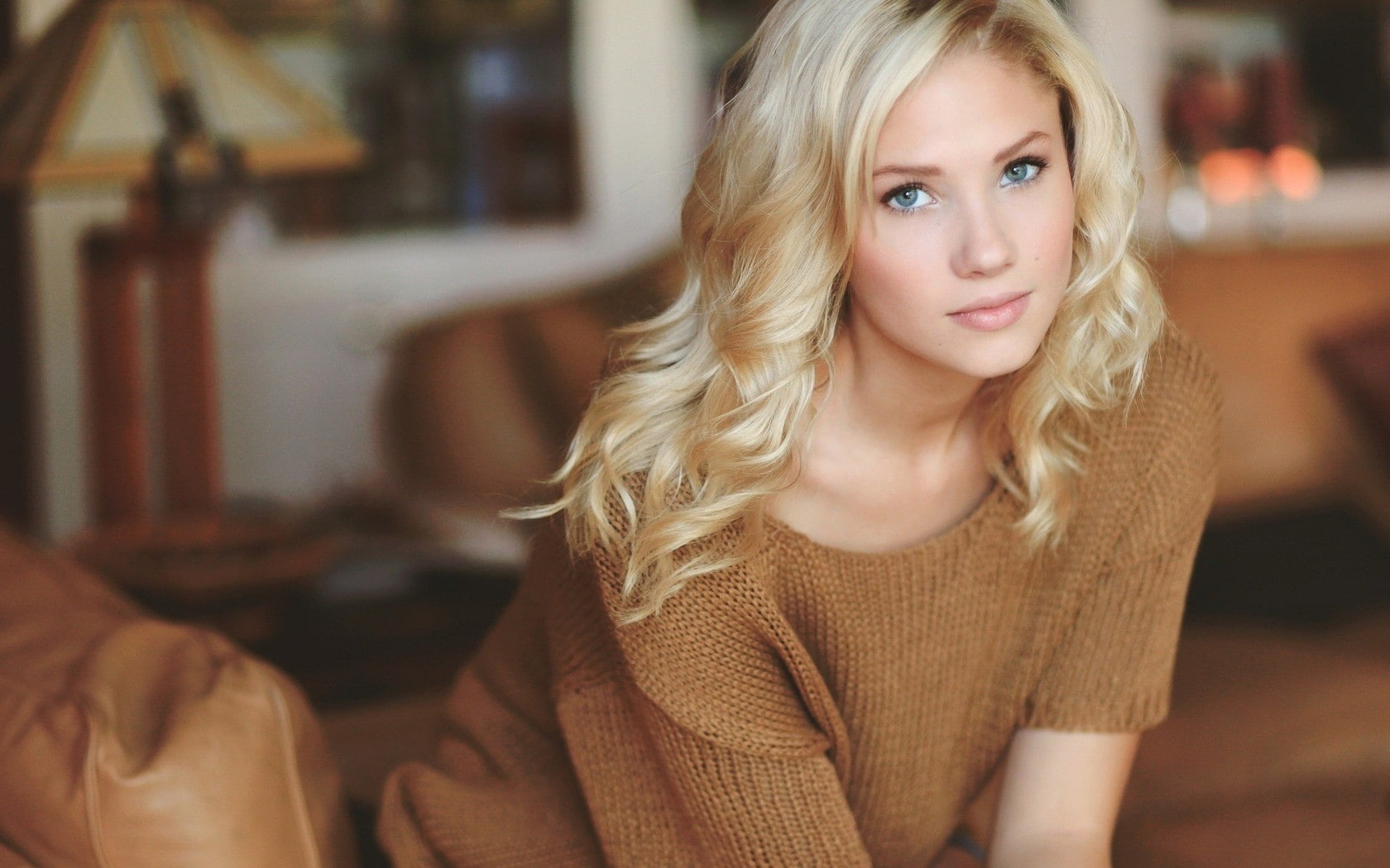 art, 720P, Berit Birkeland, hd, blue, women, people, berit, Blue Eyes, eyes, blondes, birkeland, HD Wallpaper