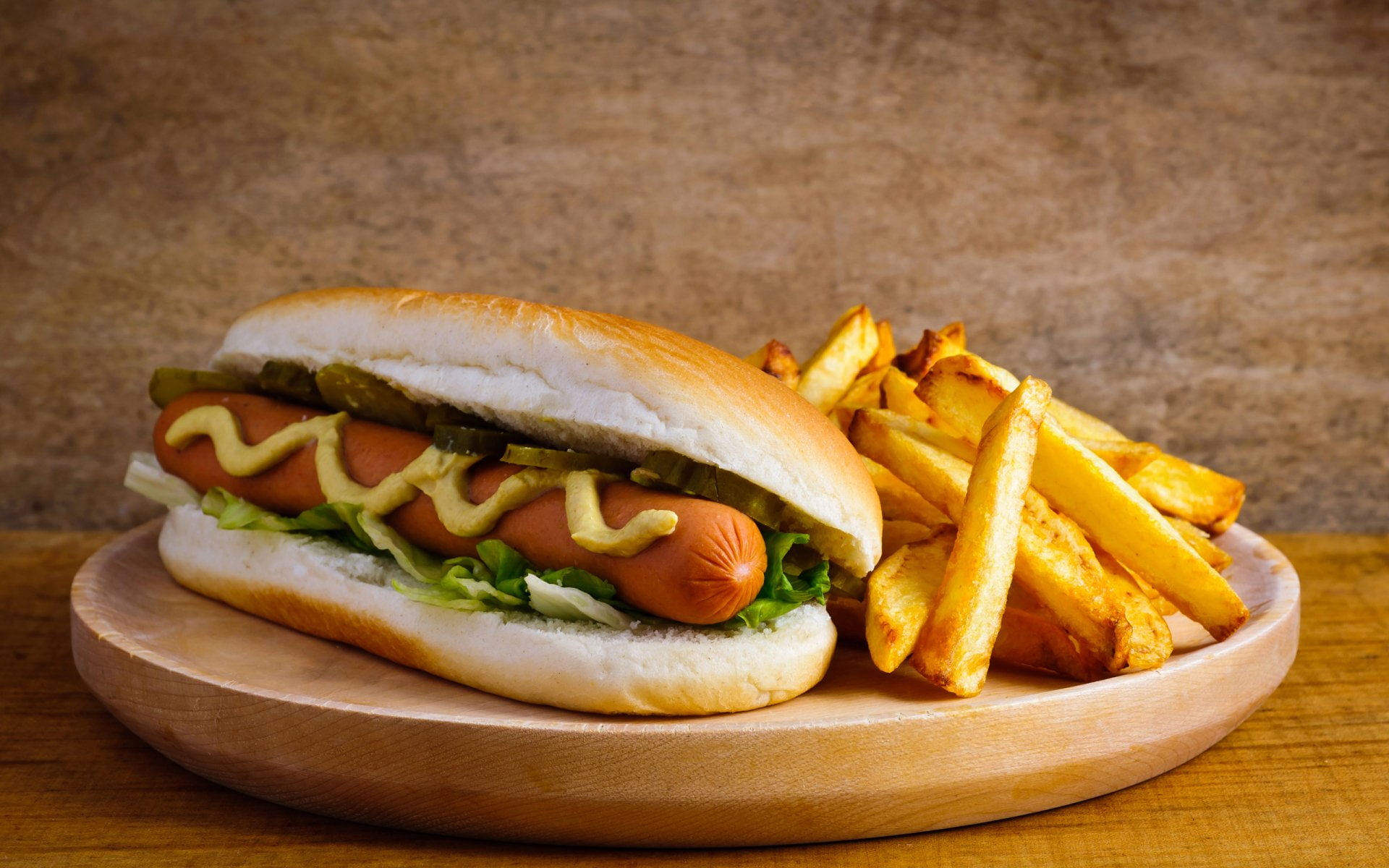 Food, French Fries, Hot Dog, 1080P, HD Wallpaper