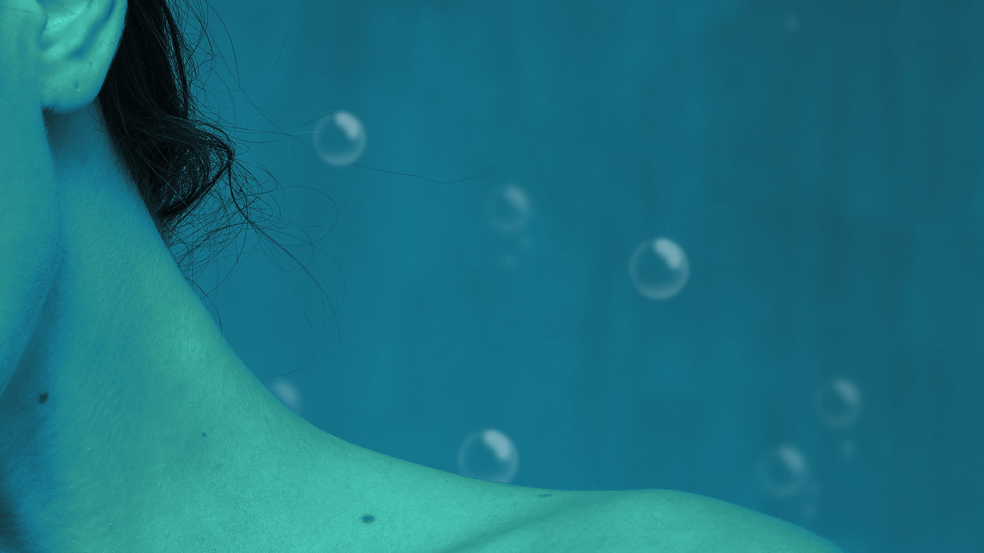necks, underwater, women, 1080P, HD Wallpaper