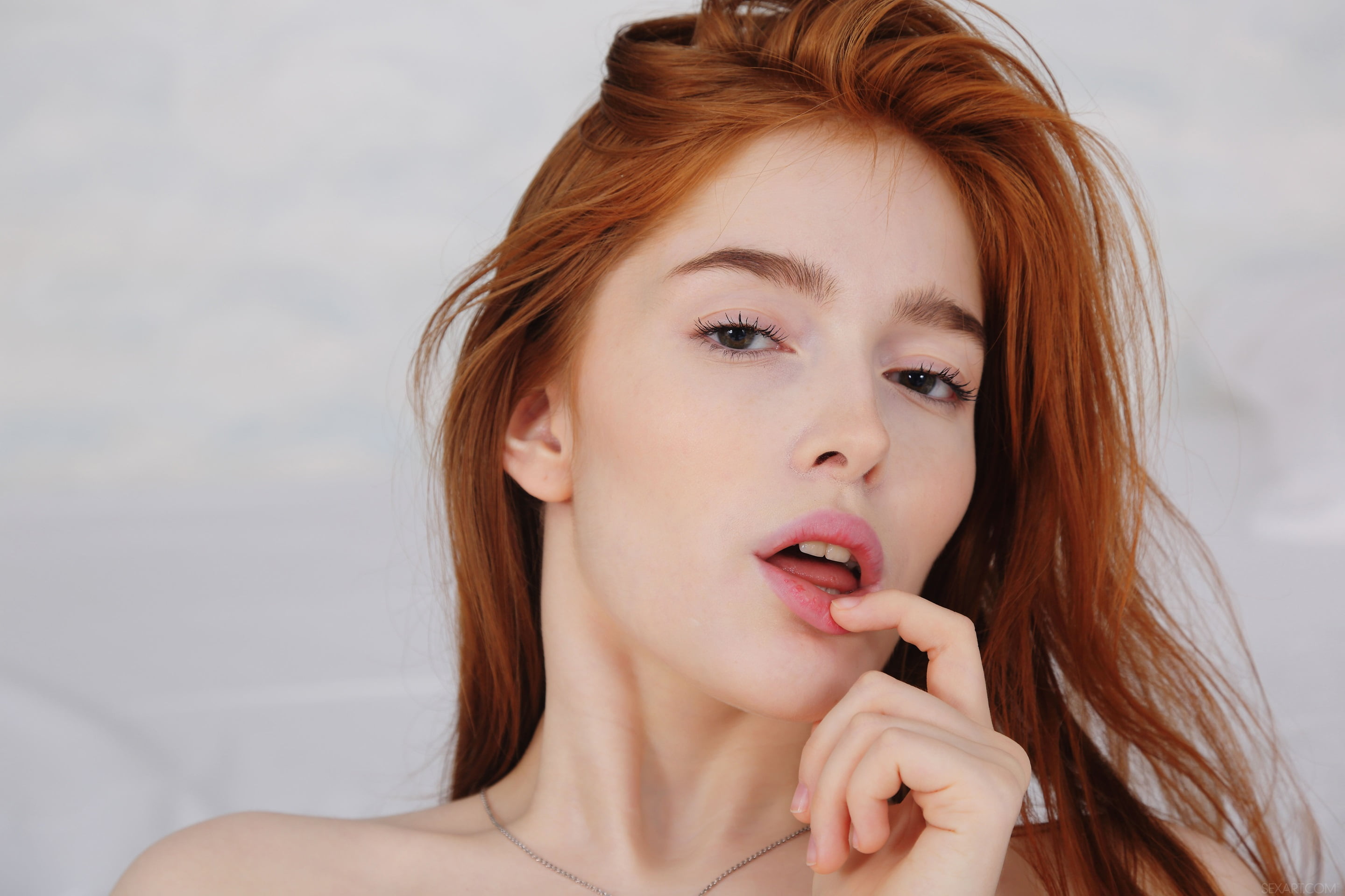 Wallpaper ID 1295550 Redhead Jia Lissa Face Vixen Tiptoe 