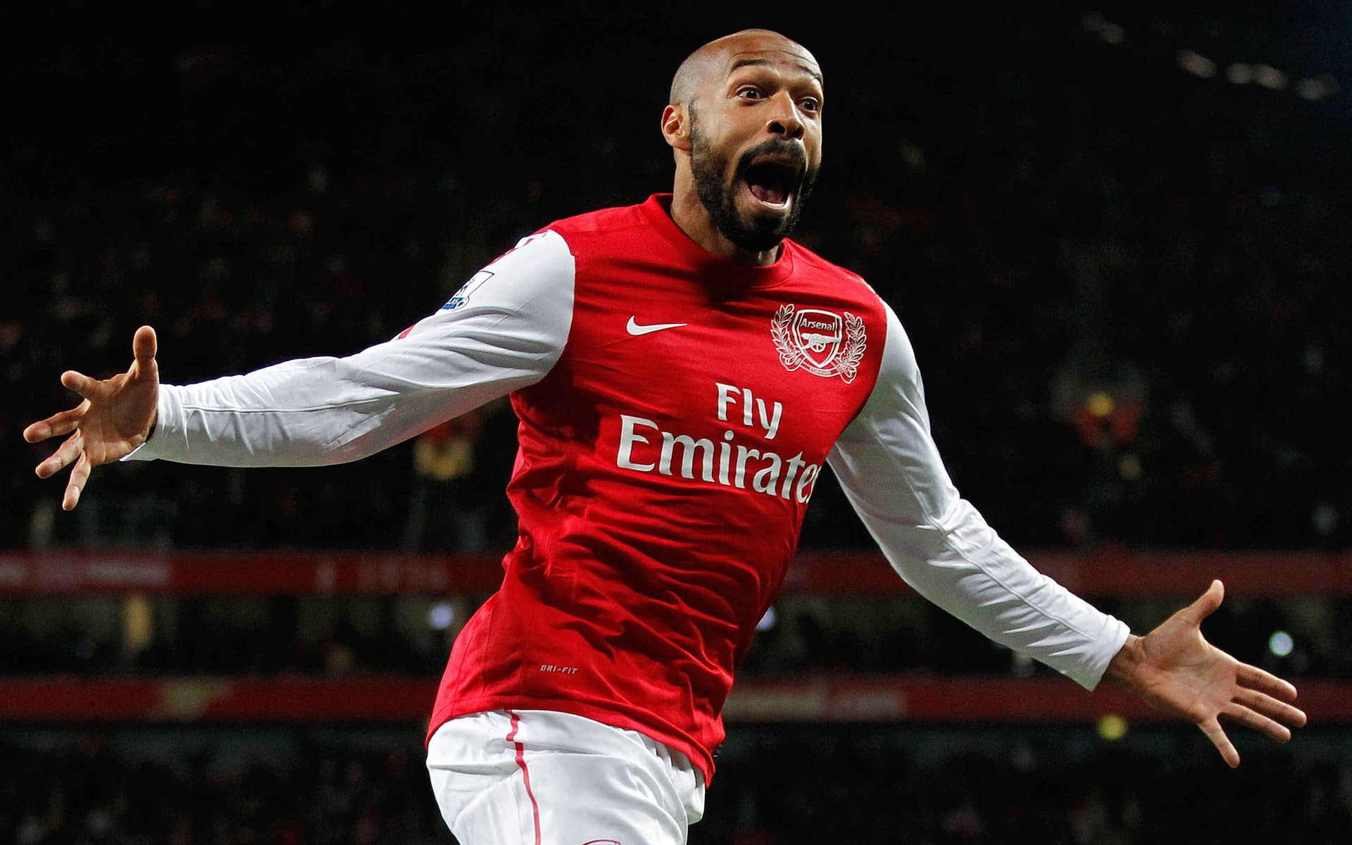 one person, human limb, sportsman, thierry henry, winning, effort, 1080P, adult, stadium, limb, clothing, athlete, emotion, young adult, red, success, HD Wallpaper