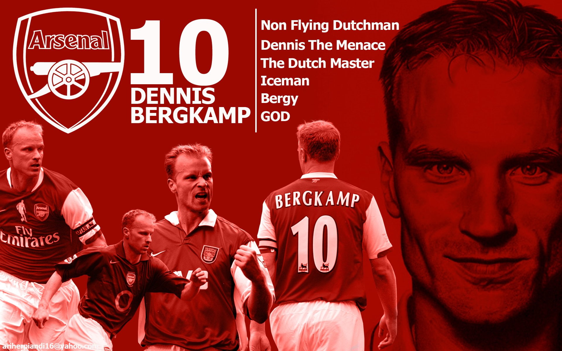 1080P, Soccer, Dennis Bergkamp, HD Wallpaper