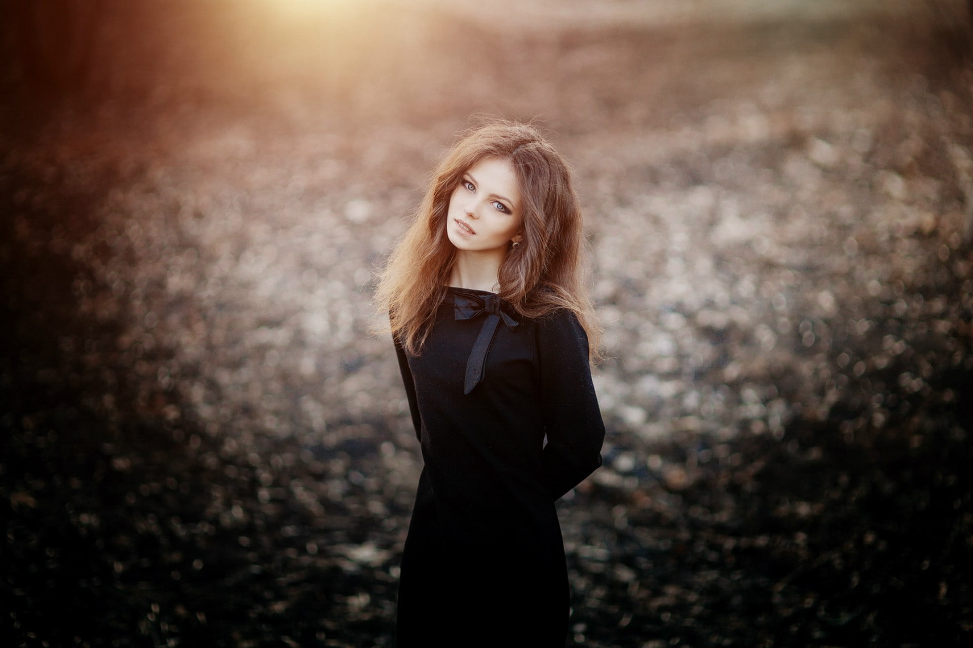 1080P, Sergey Piltnik, Ksenia Malinina, model, women, photography, brunette, HD Wallpaper